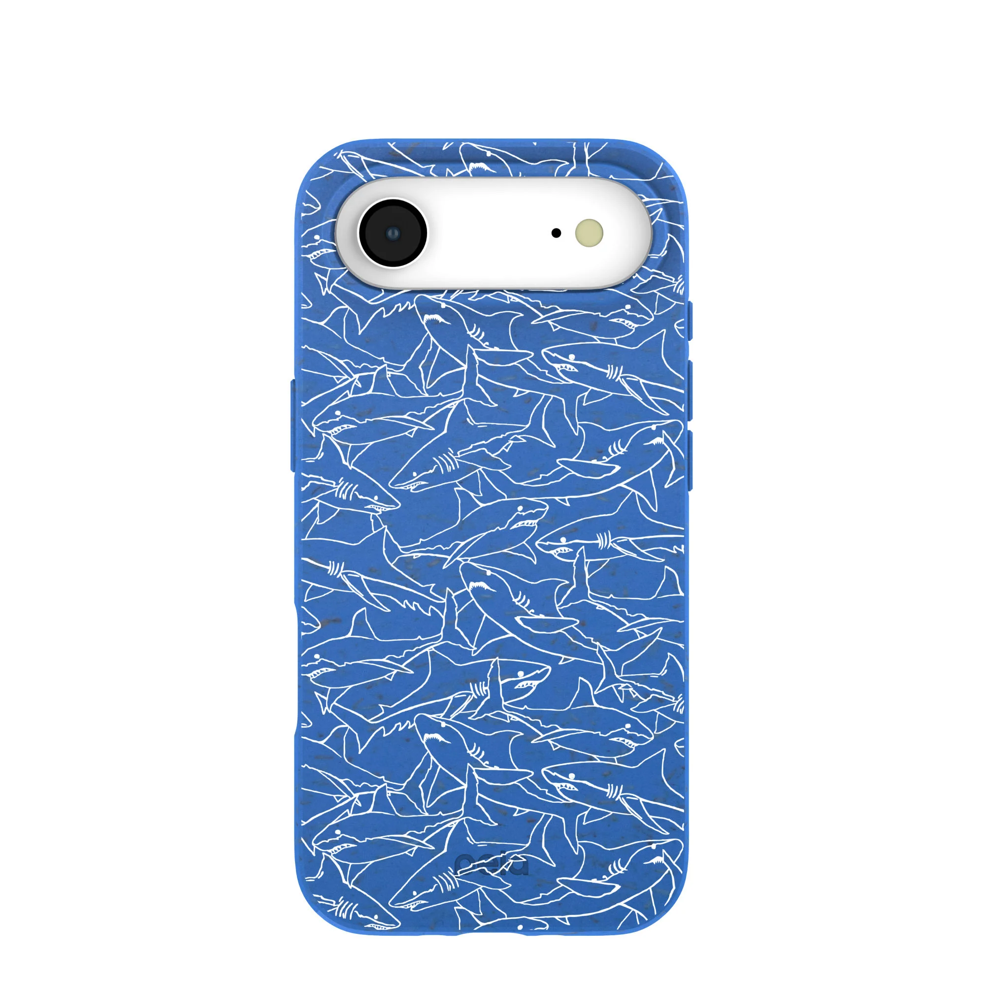 Electric Blue Shark Frenzy iPhone Air Case