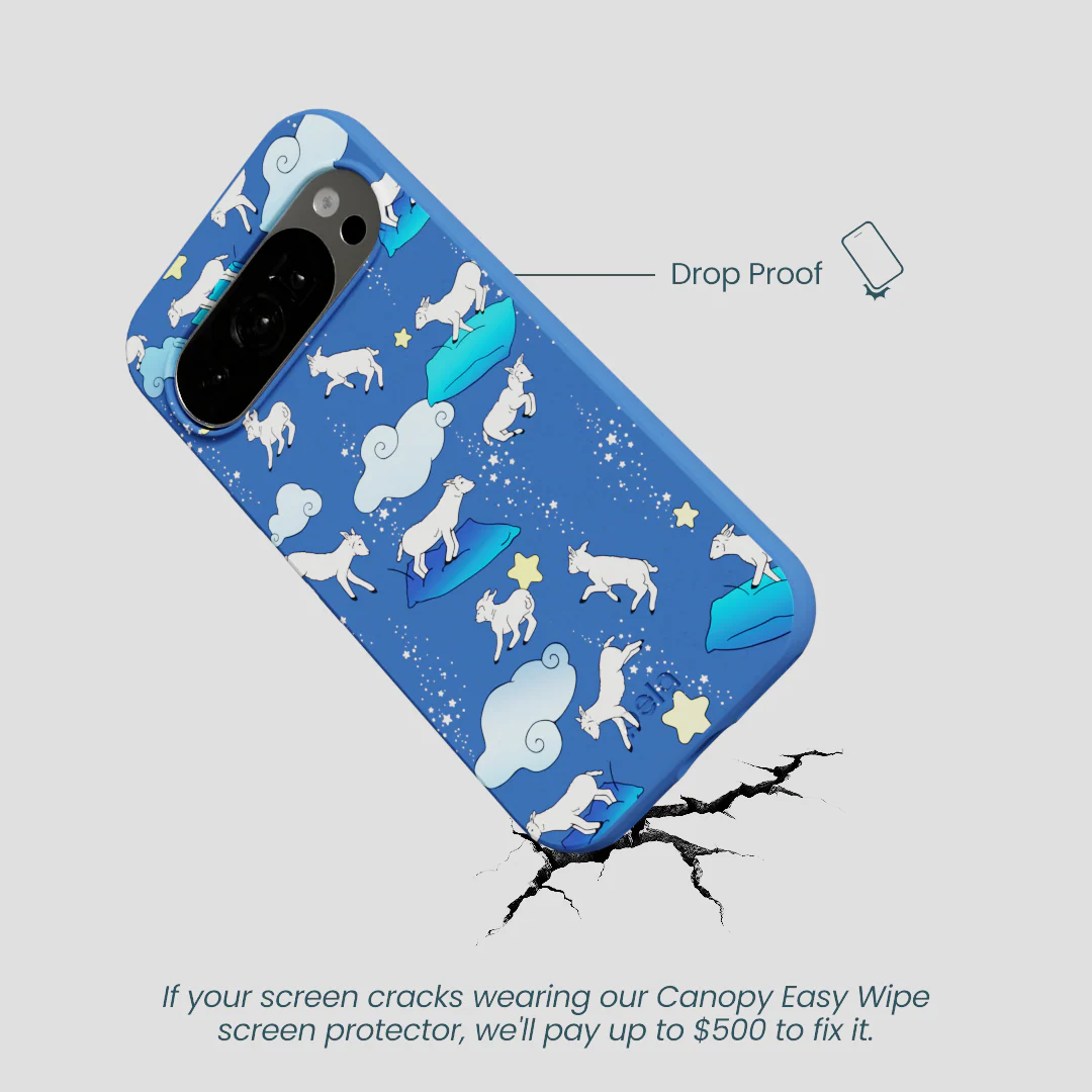 Electric Blue Sheep Dreamers Google Pixel 10/10 Pro Case - Image 5