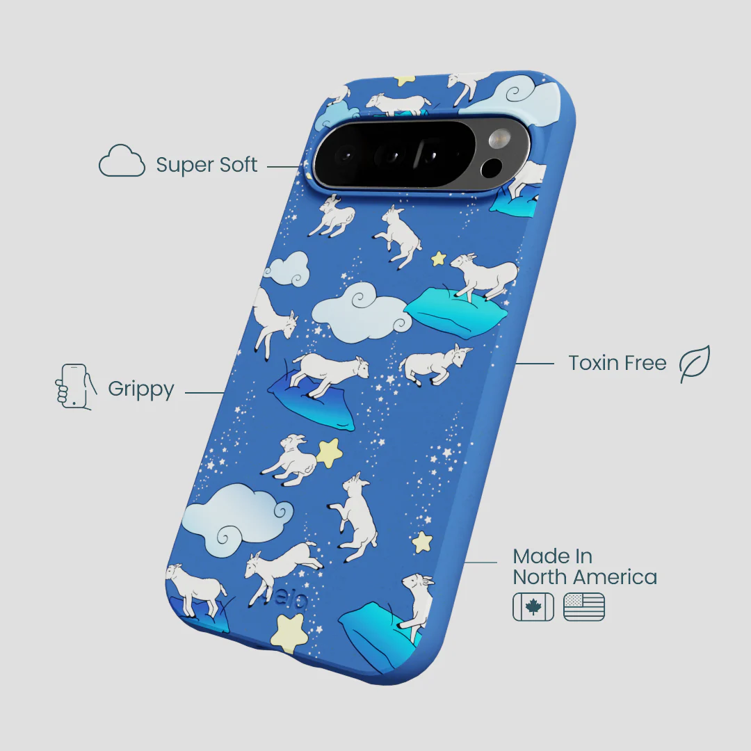 Electric Blue Sheep Dreamers Google Pixel 10 Pro XL Case - Image 4