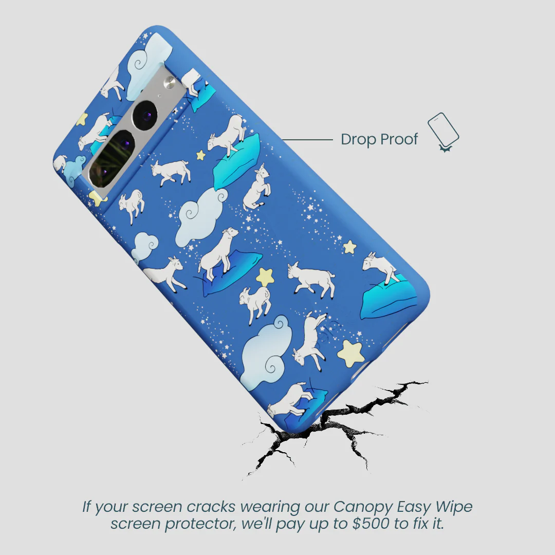 Electric Blue Sheep Dreamers Google Pixel 7 Pro Case - Image 5