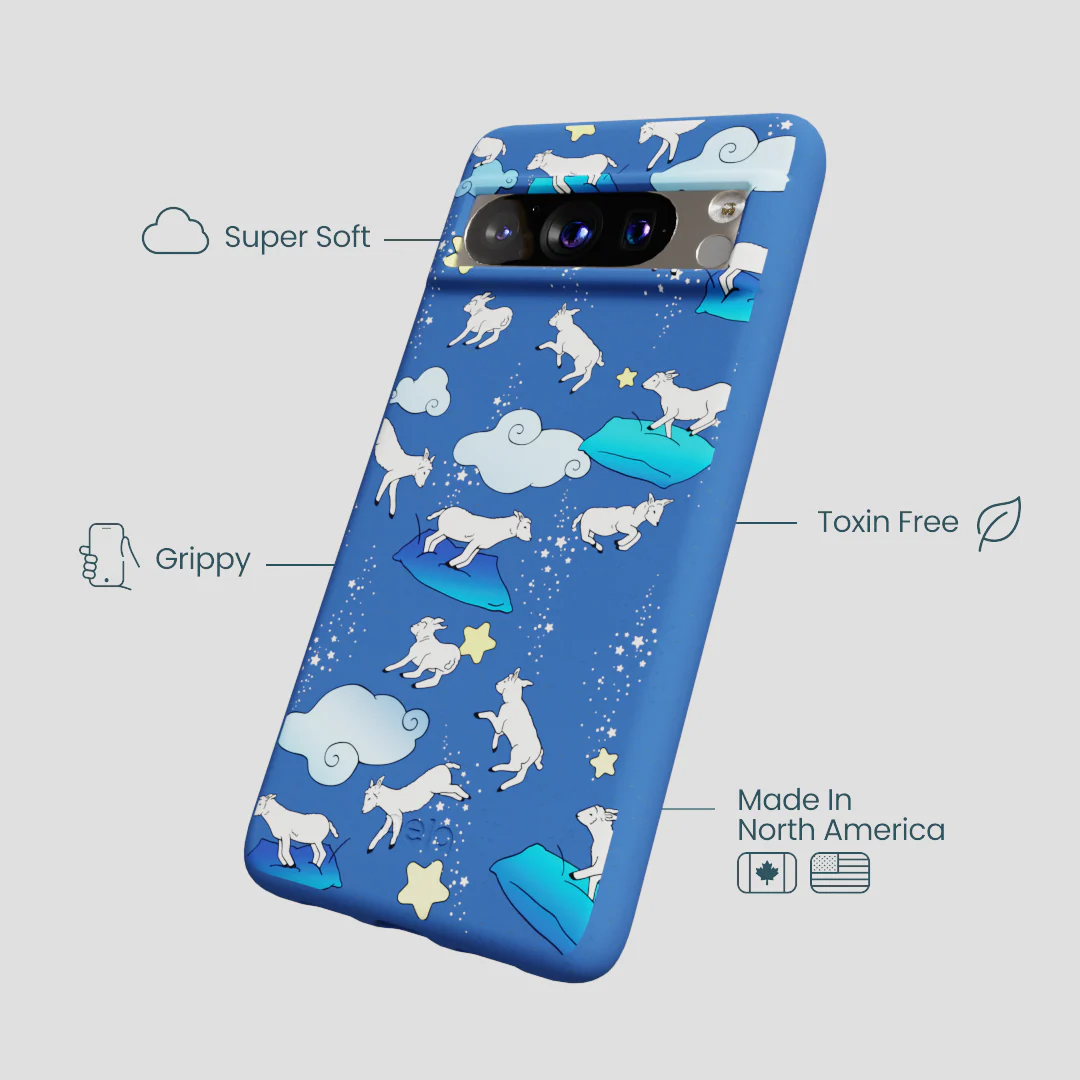 Electric Blue Sheep Dreamers Google Pixel 8 Pro Case - Image 4