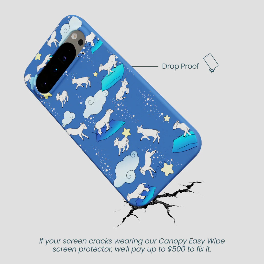Electric Blue Sheep Dreamers Google Pixel 9 Pro XL Case - Image 5