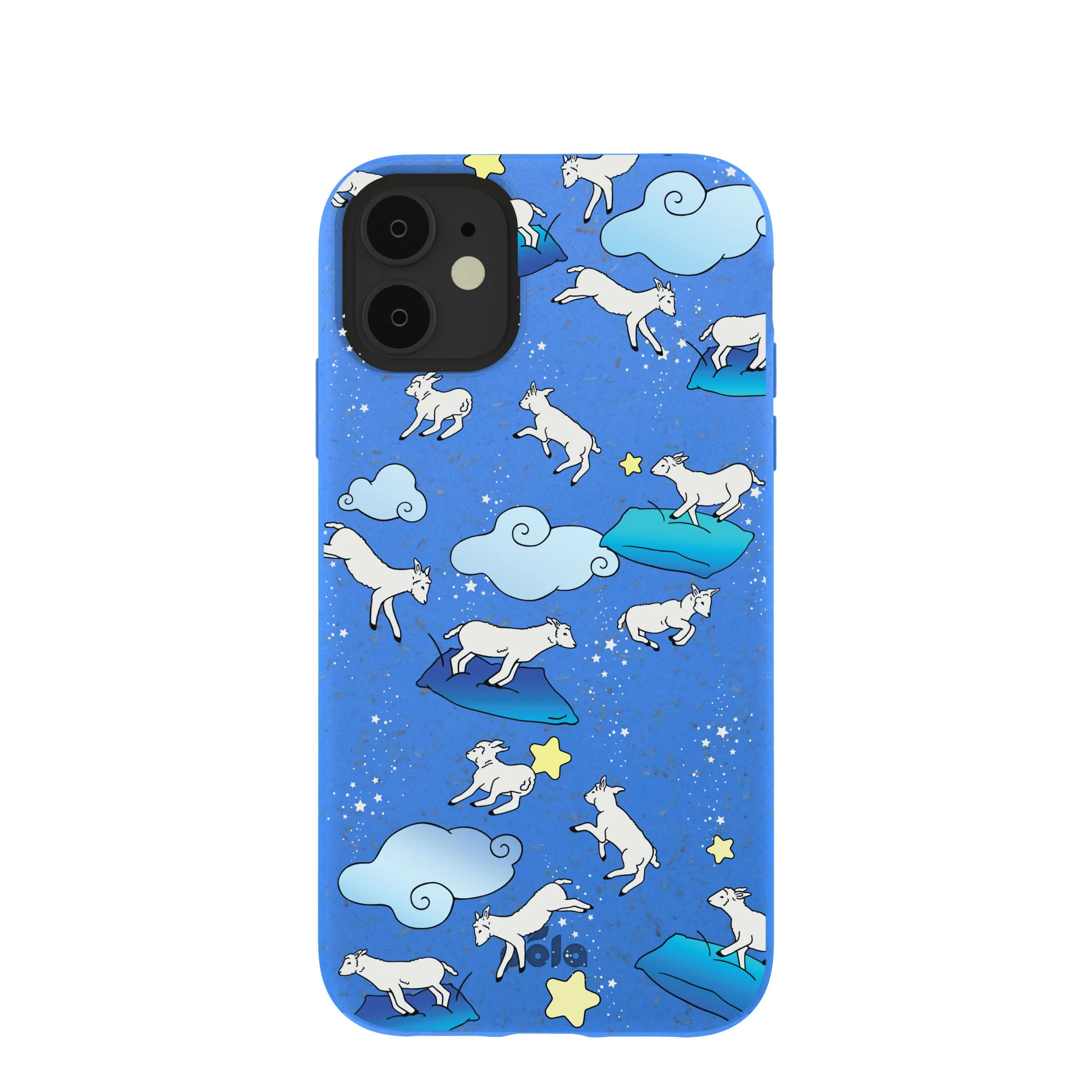 Electric Blue Sheep Dreamers iPhone 11 Case
