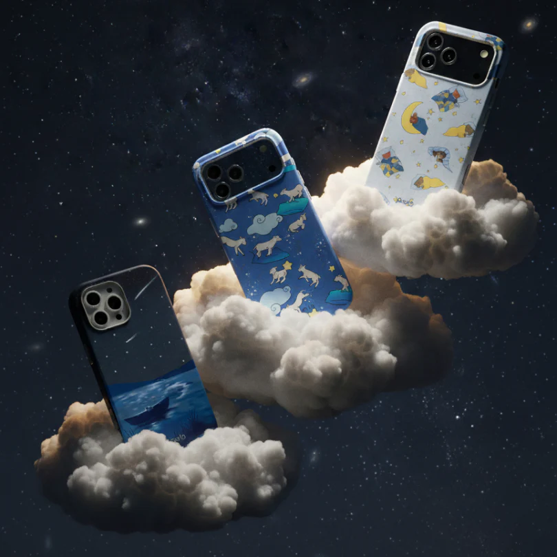 Electric Blue Sheep Dreamers iPhone 13 Pro Case - Image 9