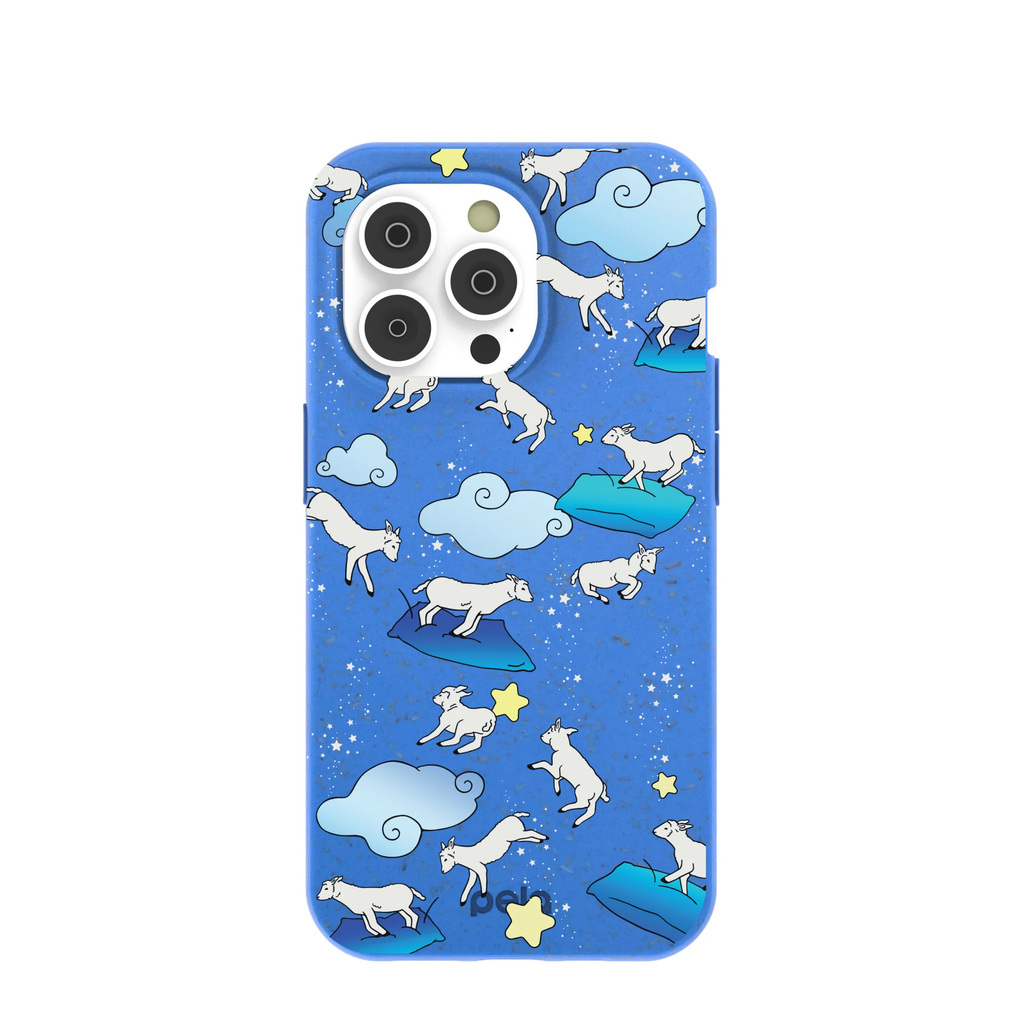 Electric Blue Sheep Dreamers iPhone 14 Pro Case