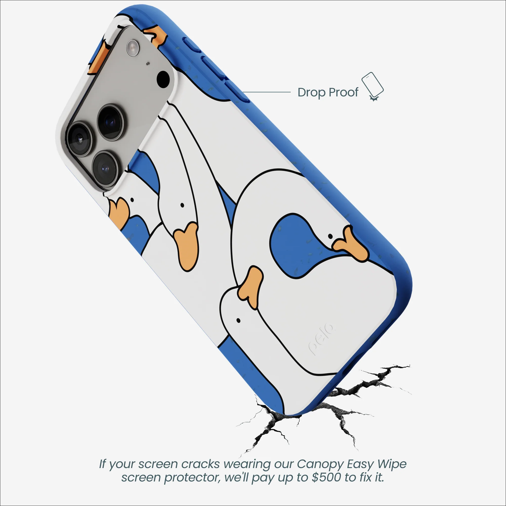 Electric Blue Silly Goose iPhone 17 Pro Max Case - Image 5