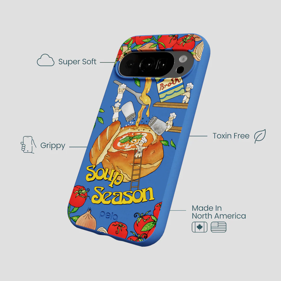 Electric Blue Soup Season Google Pixel 10/10 Pro Case - Image 4