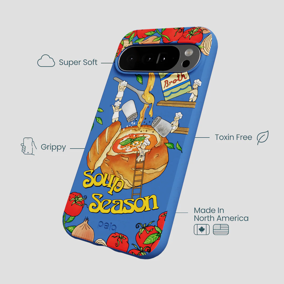 Electric Blue Soup Season Google Pixel 10 Pro XL Case - Image 4