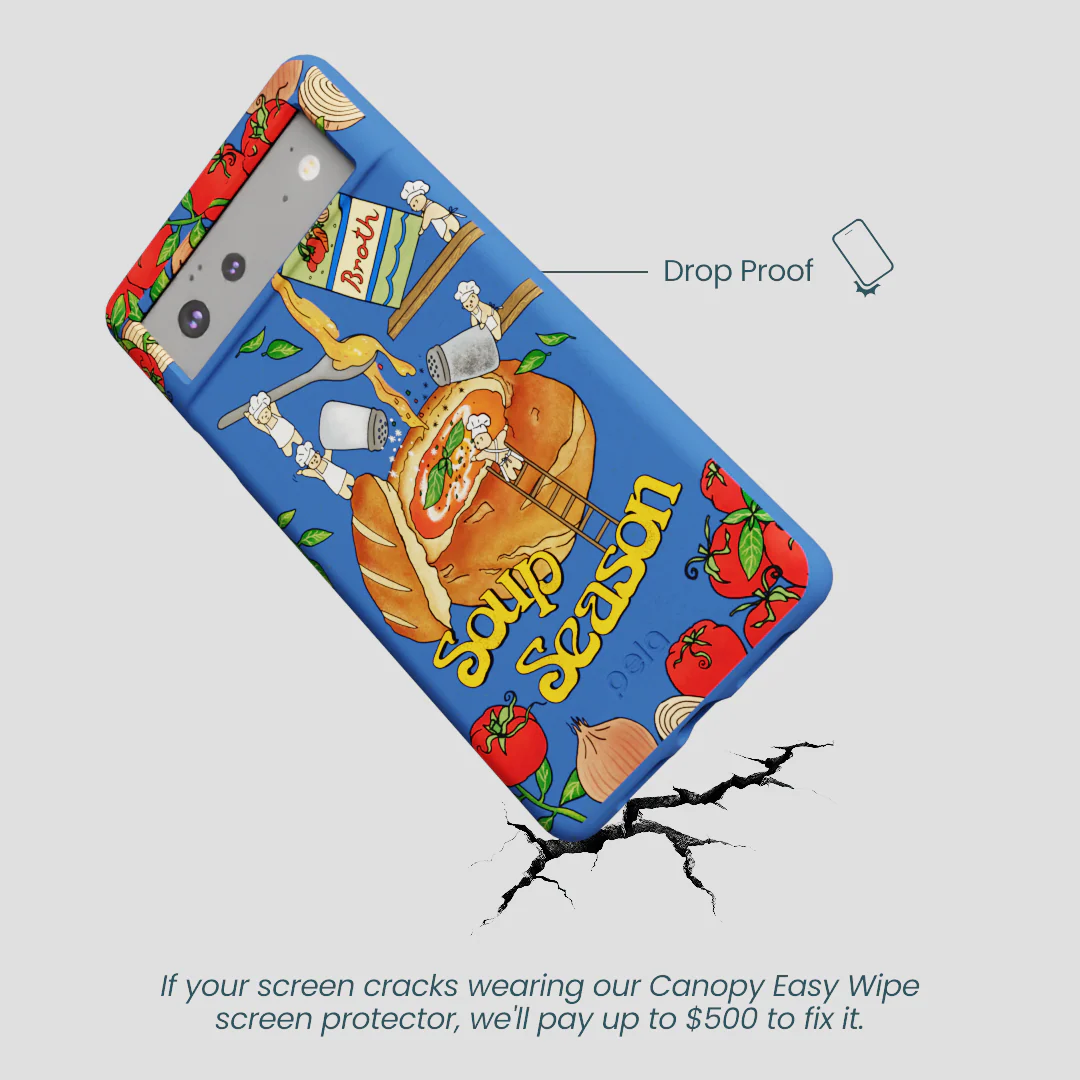 Electric Blue Soup Season Google Pixel 6 Case - Image 5