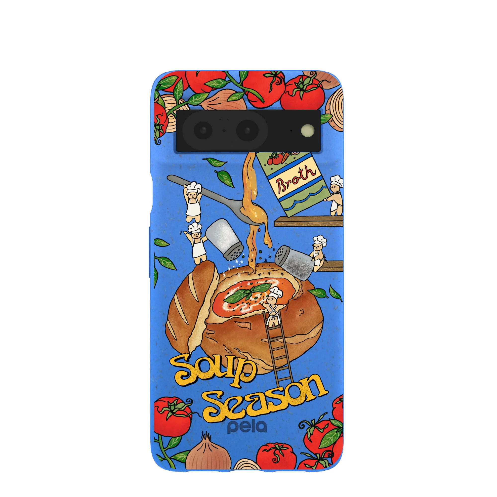 Electric Blue Soup Season Google Pixel 8 Case