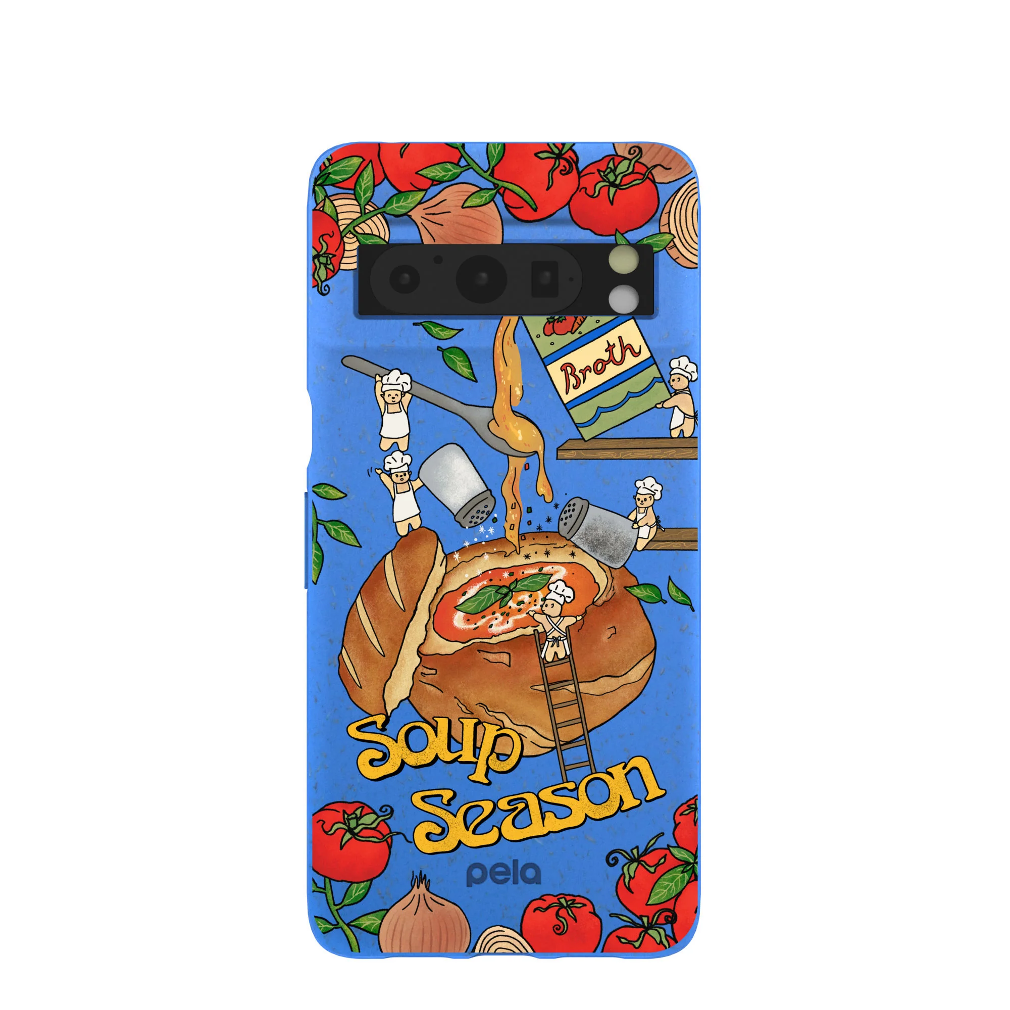 Electric Blue Soup Season Google Pixel 8 Pro Case