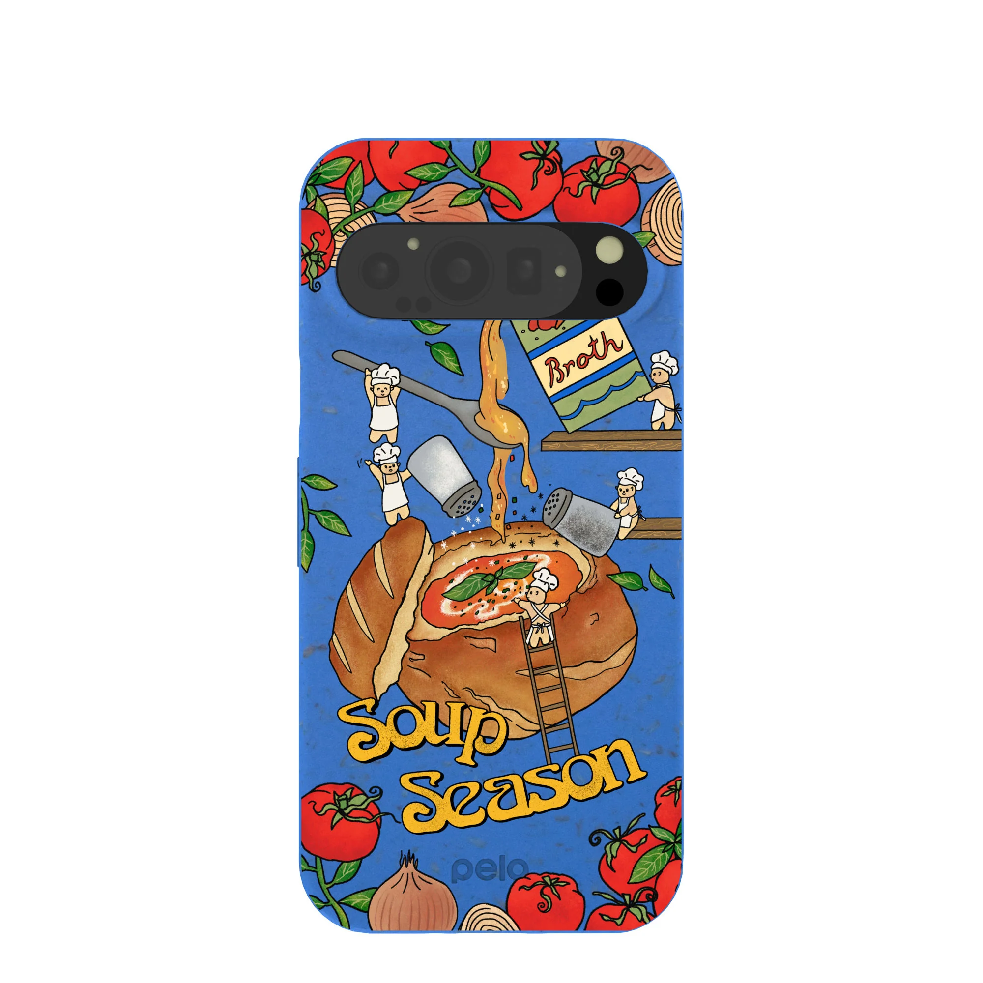 Electric Blue Soup Season Google Pixel 9/9 Pro Case