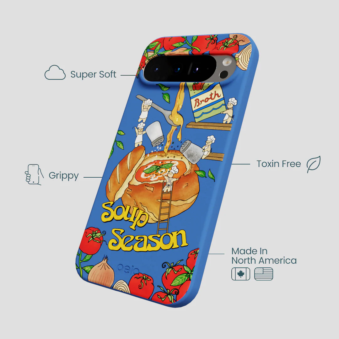 Electric Blue Soup Season Google Pixel 9 Pro XL Case - Image 4