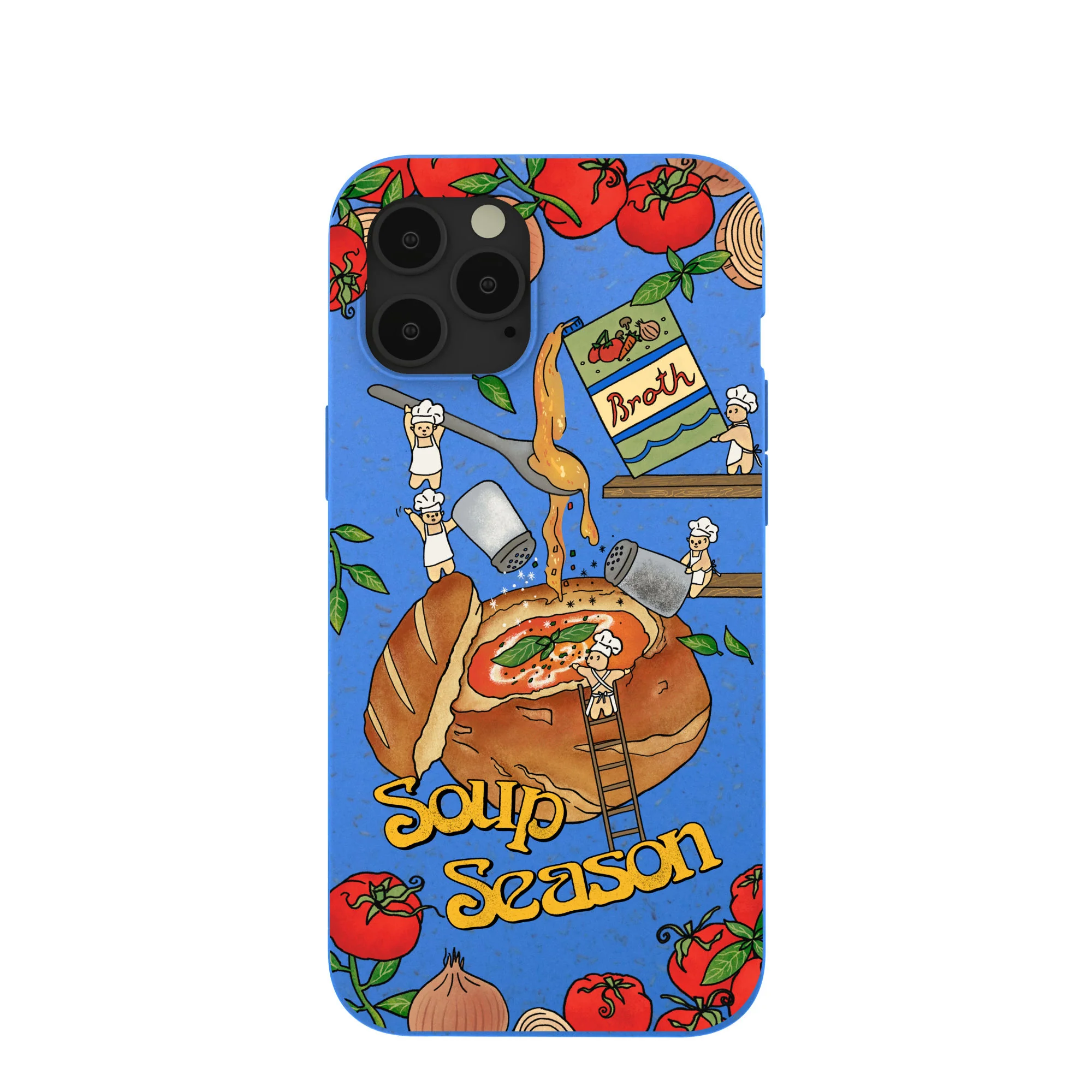 Electric Blue Soup Season iPhone 12 Pro Max Case