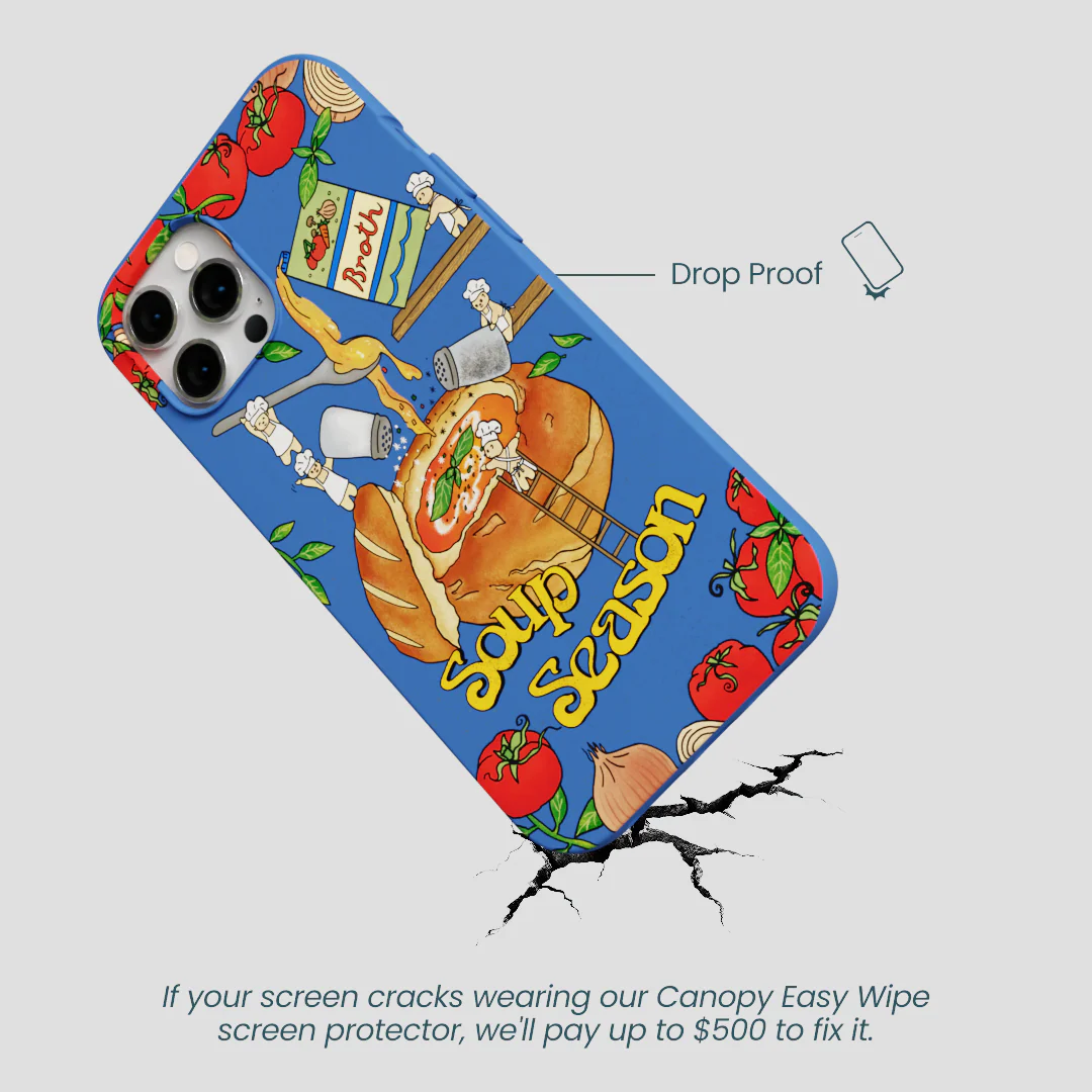 Electric Blue Soup Season iPhone 12 Pro Max Case - Image 5