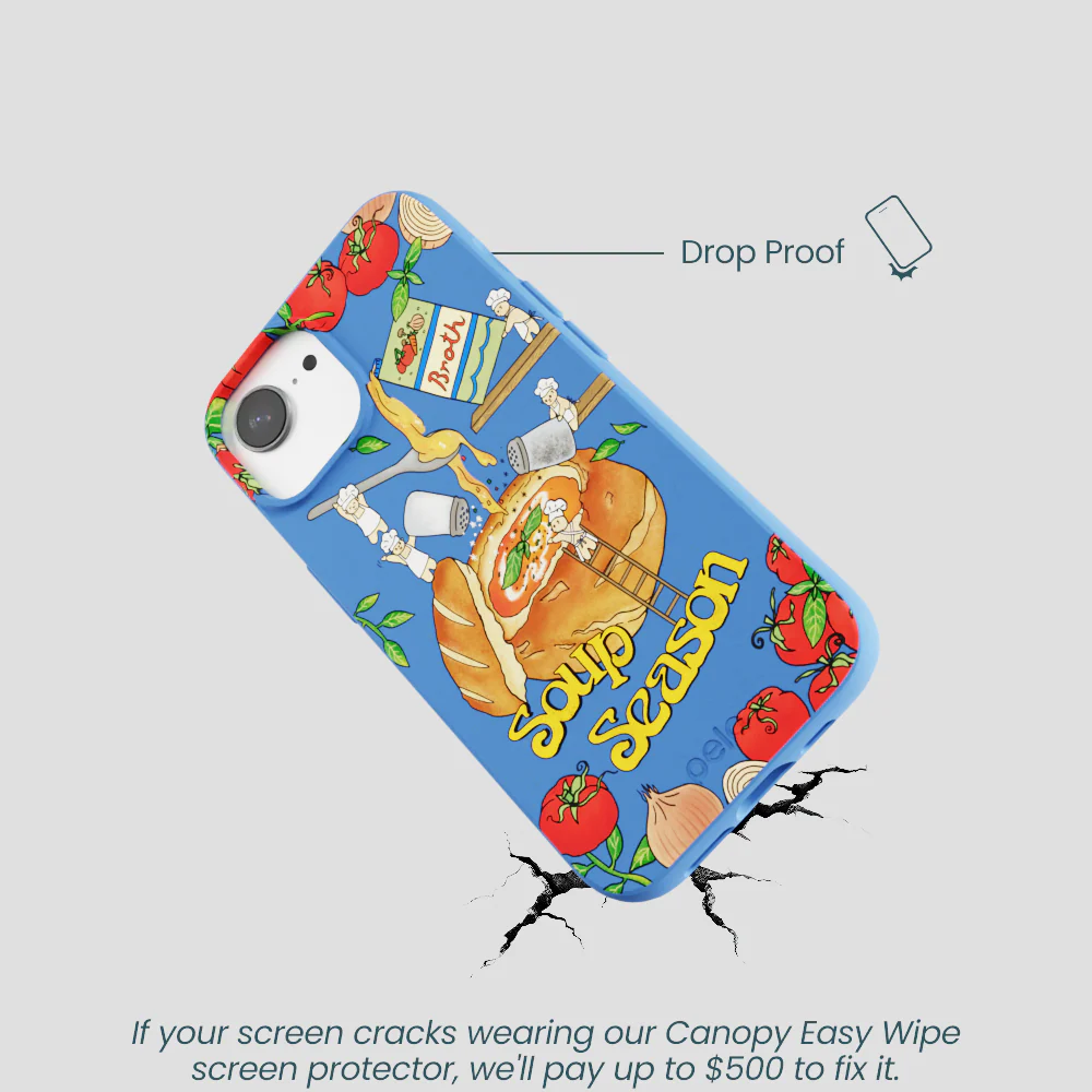 Electric Blue Soup Season iPhone 16e/17e Case - Image 5
