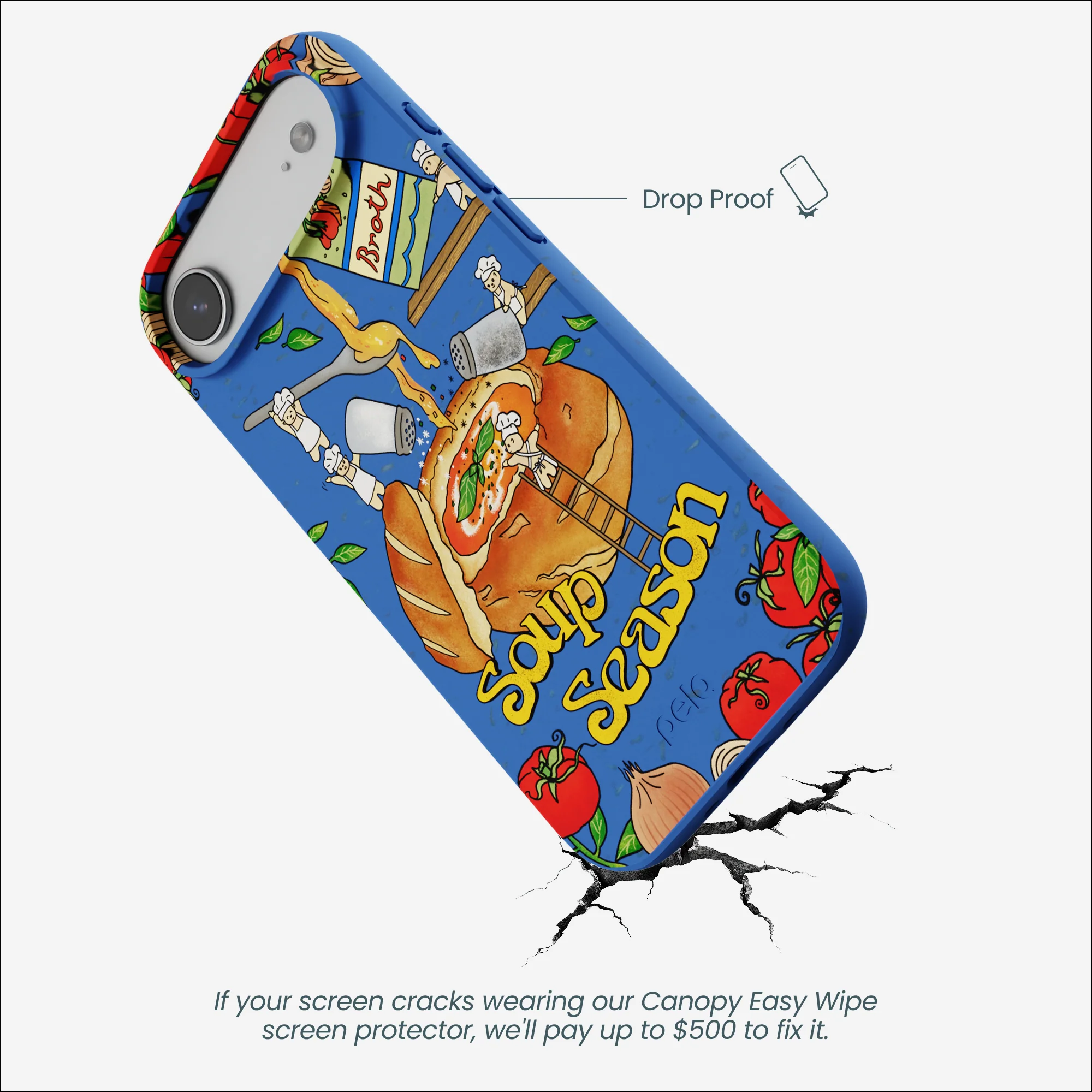Electric Blue Soup Season iPhone Air Case - Image 5