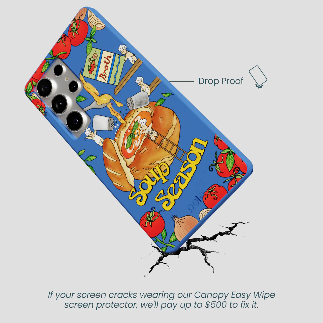 Electric Blue Soup Season Samsung Galaxy S25 Ultra Case - Image 5