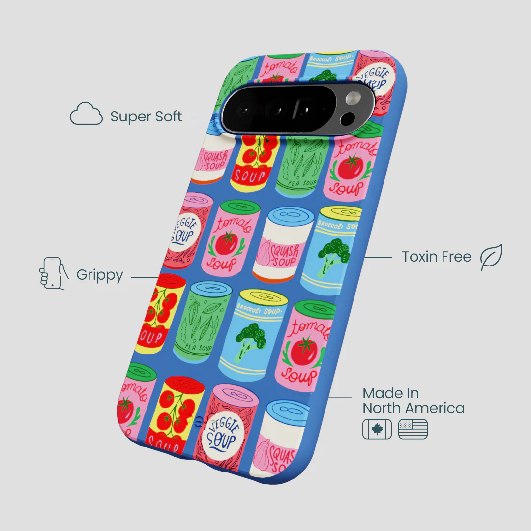 Electric Blue Soup Stories Google Pixel 10 Pro XL Case - Image 4