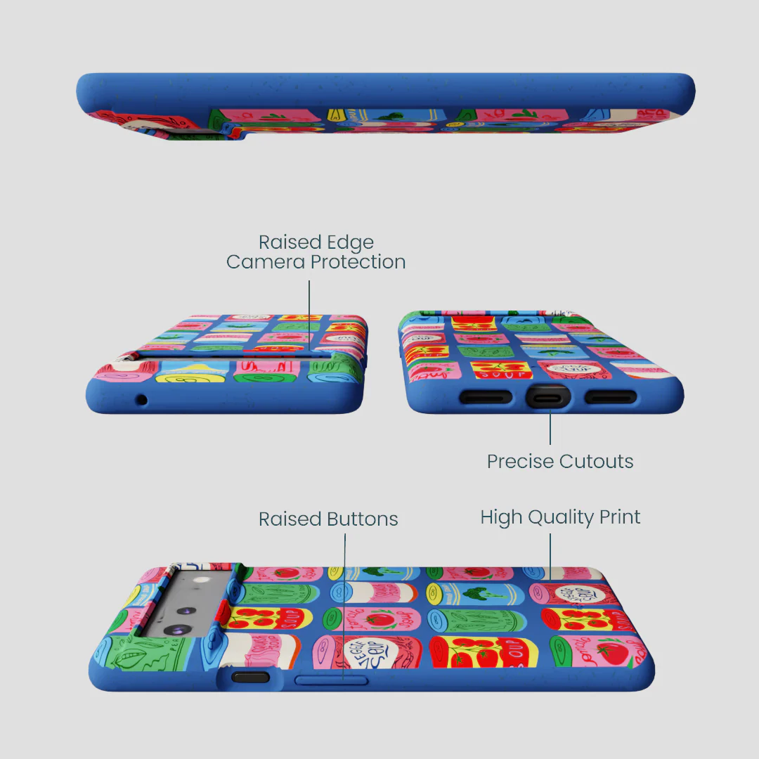 Electric Blue Soup Stories Google Pixel 6 Case - Image 3