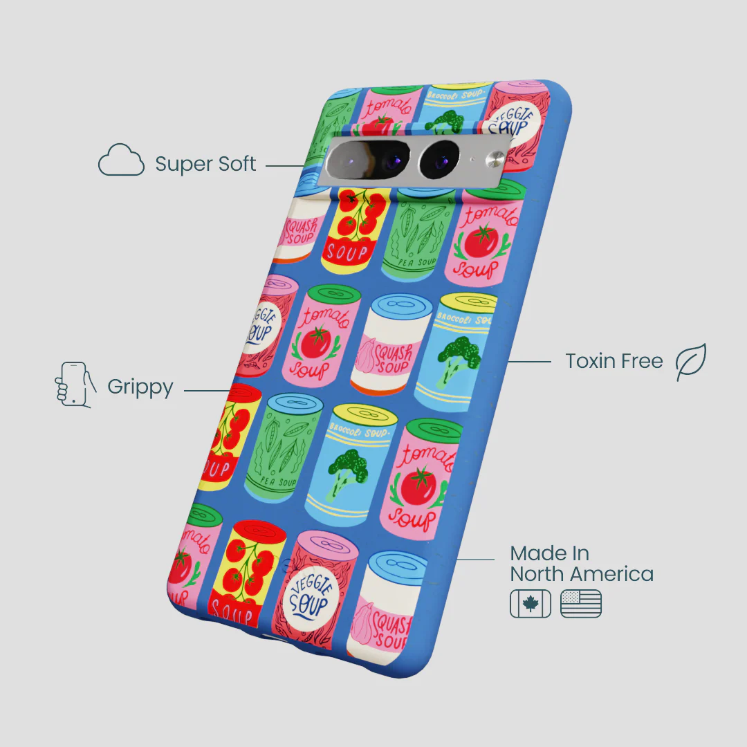 Electric Blue Soup Stories Google Pixel 7 Pro Case - Image 4