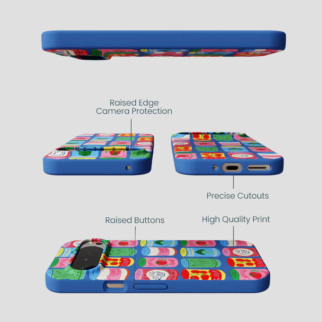 Electric Blue Soup Stories Google Pixel 9/9 Pro Case - Image 3