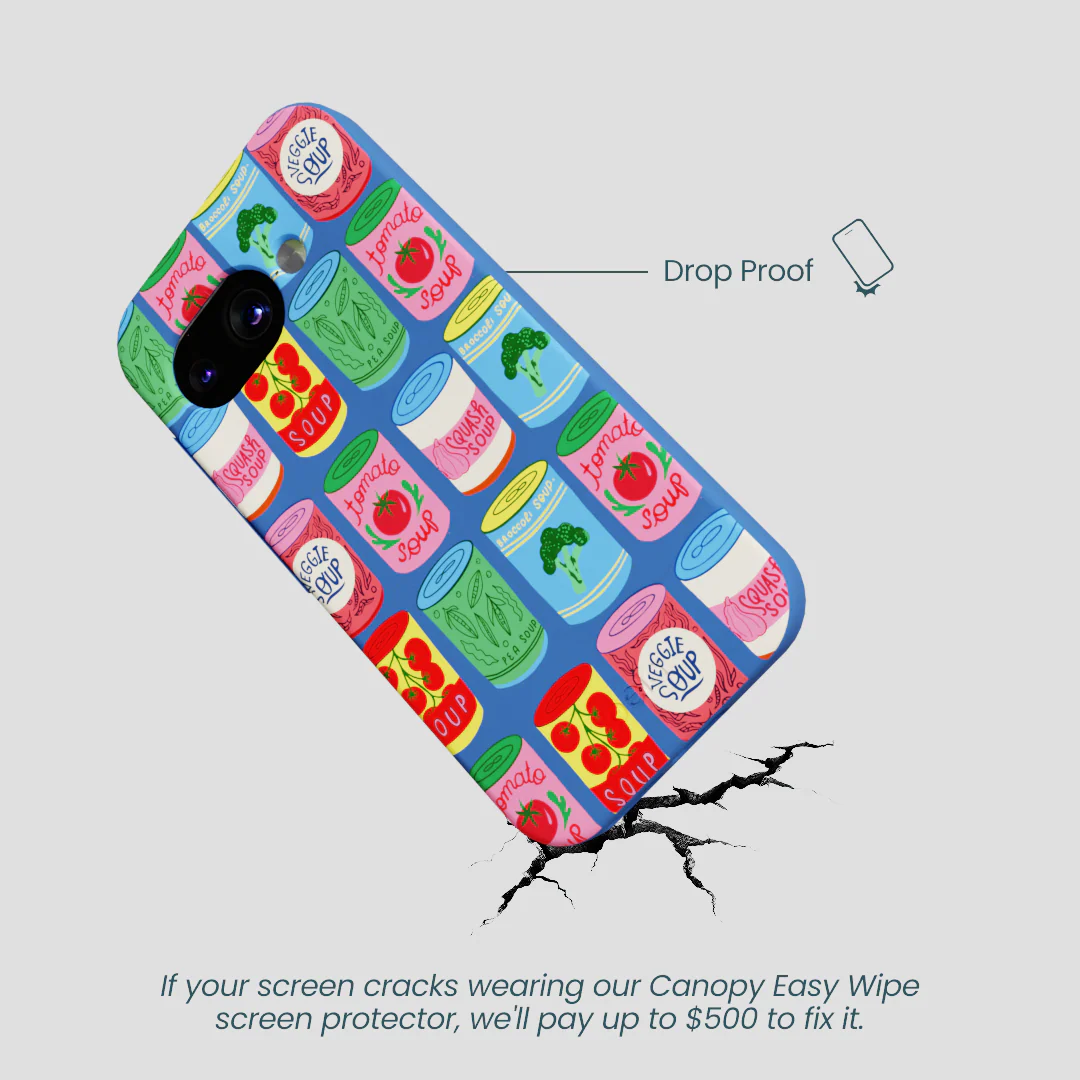 Electric Blue Soup Stories Google Pixel 9a Case - Image 5