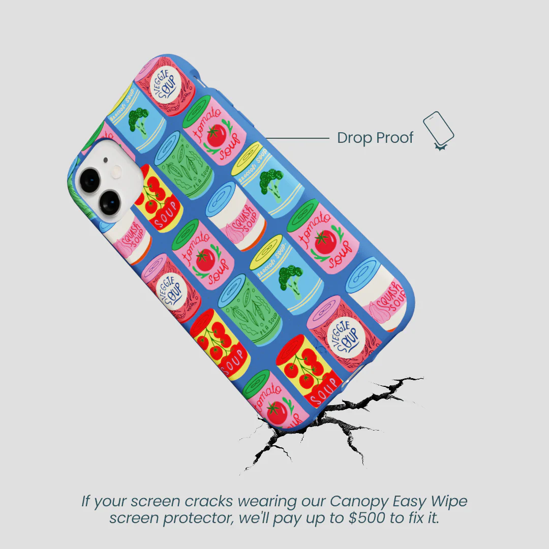 Electric Blue Soup Stories iPhone 11 Case - Image 5