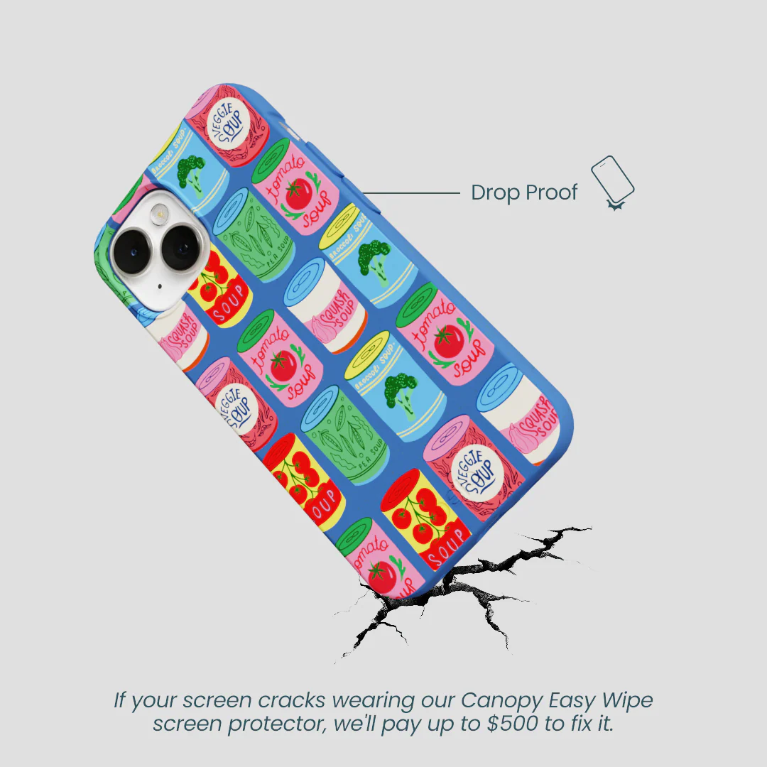 Electric Blue Soup Stories iPhone 13 Case - Image 5