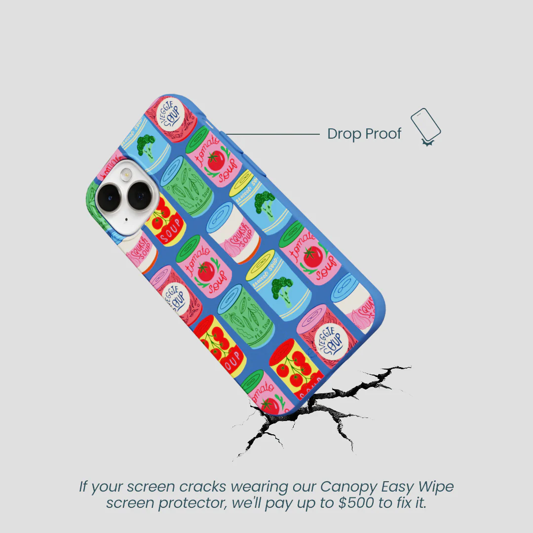 Electric Blue Soup Stories iPhone 13 Mini Case - Image 5