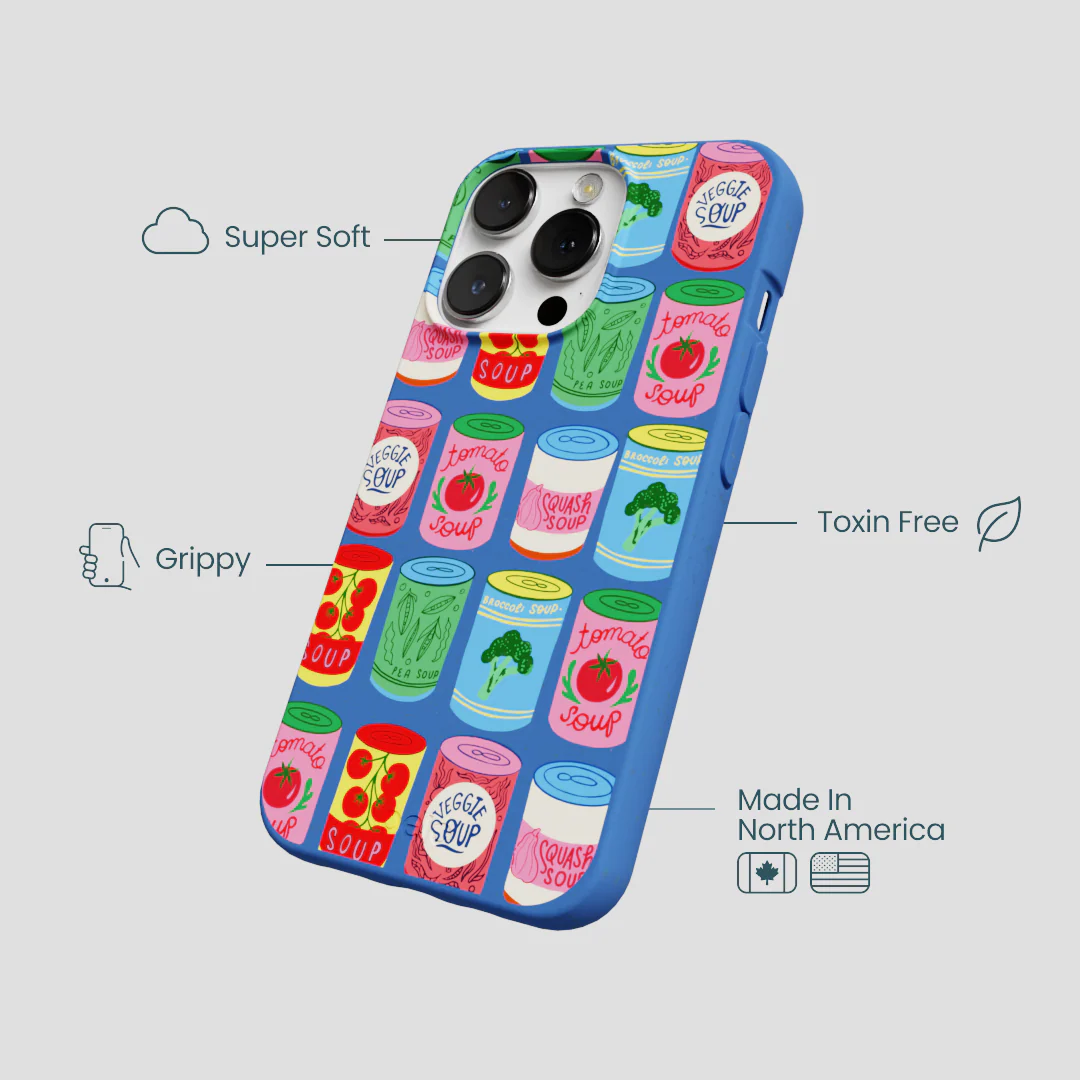 Electric Blue Soup Stories iPhone 13 Pro Case - Image 4