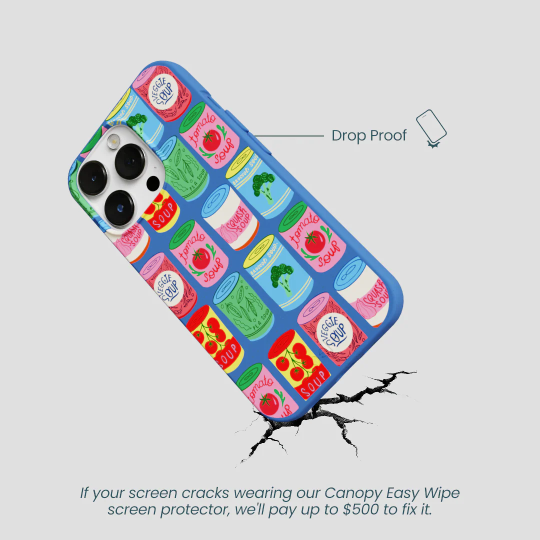 Electric Blue Soup Stories iPhone 13 Pro Case - Image 5