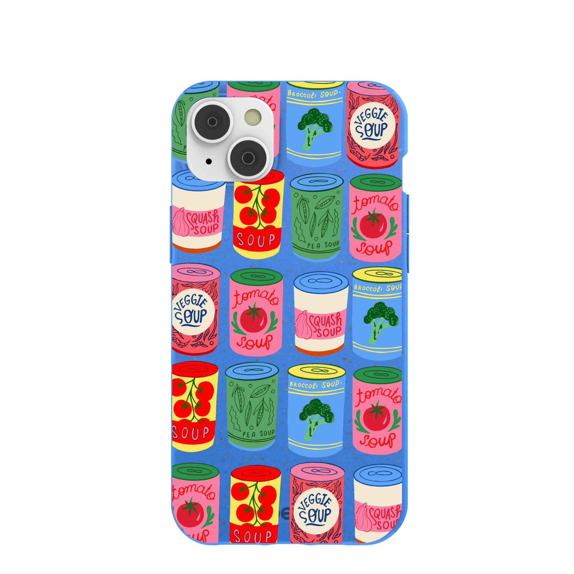 Electric Blue Soup Stories iPhone 14 Plus Case