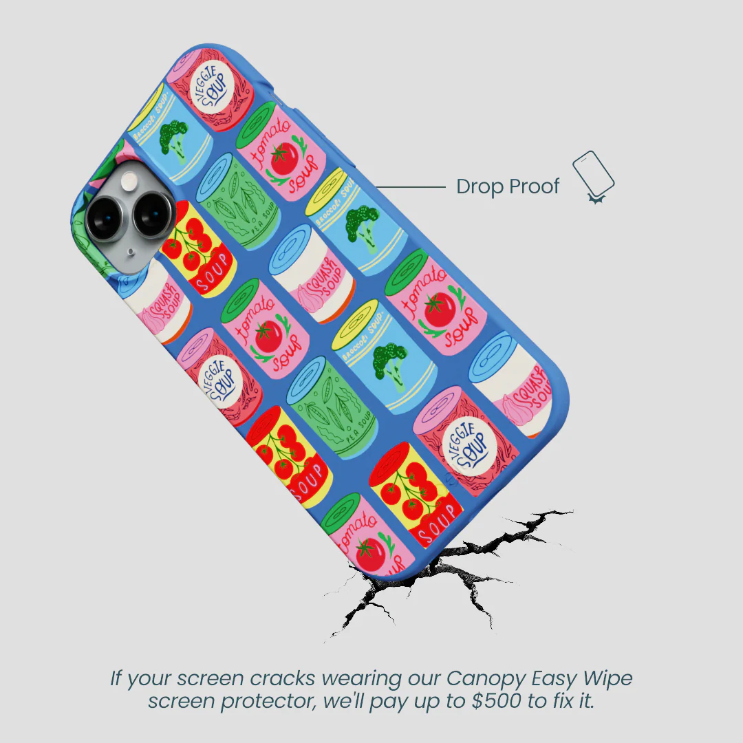 Electric Blue Soup Stories iPhone 14 Plus Case - Image 5