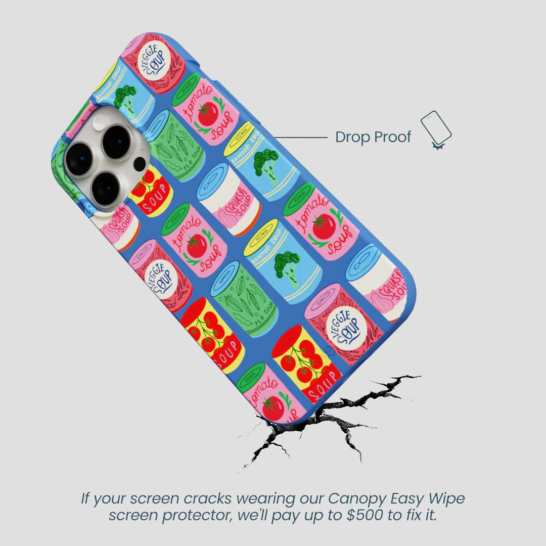 Electric Blue Soup Stories iPhone 14 Pro Max Case - Image 5