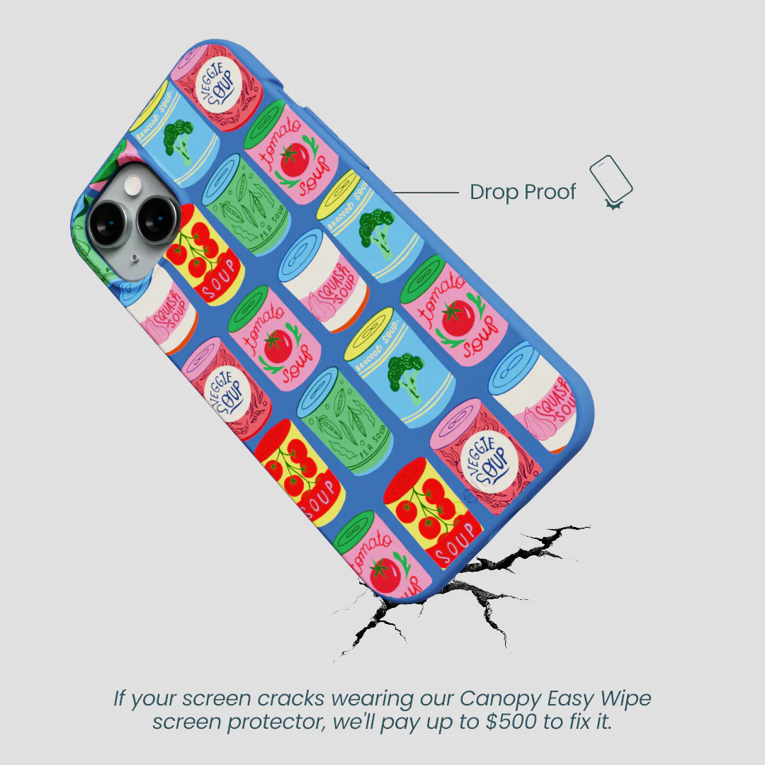 Electric Blue Soup Stories iPhone 15 Plus Case - Image 5