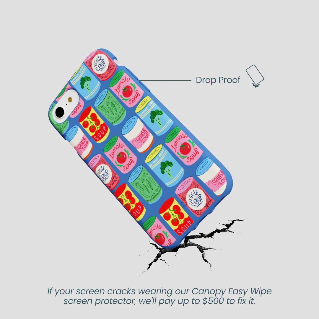 Electric Blue Soup Stories iPhone 6/6s/7/8/SE Case - Image 5