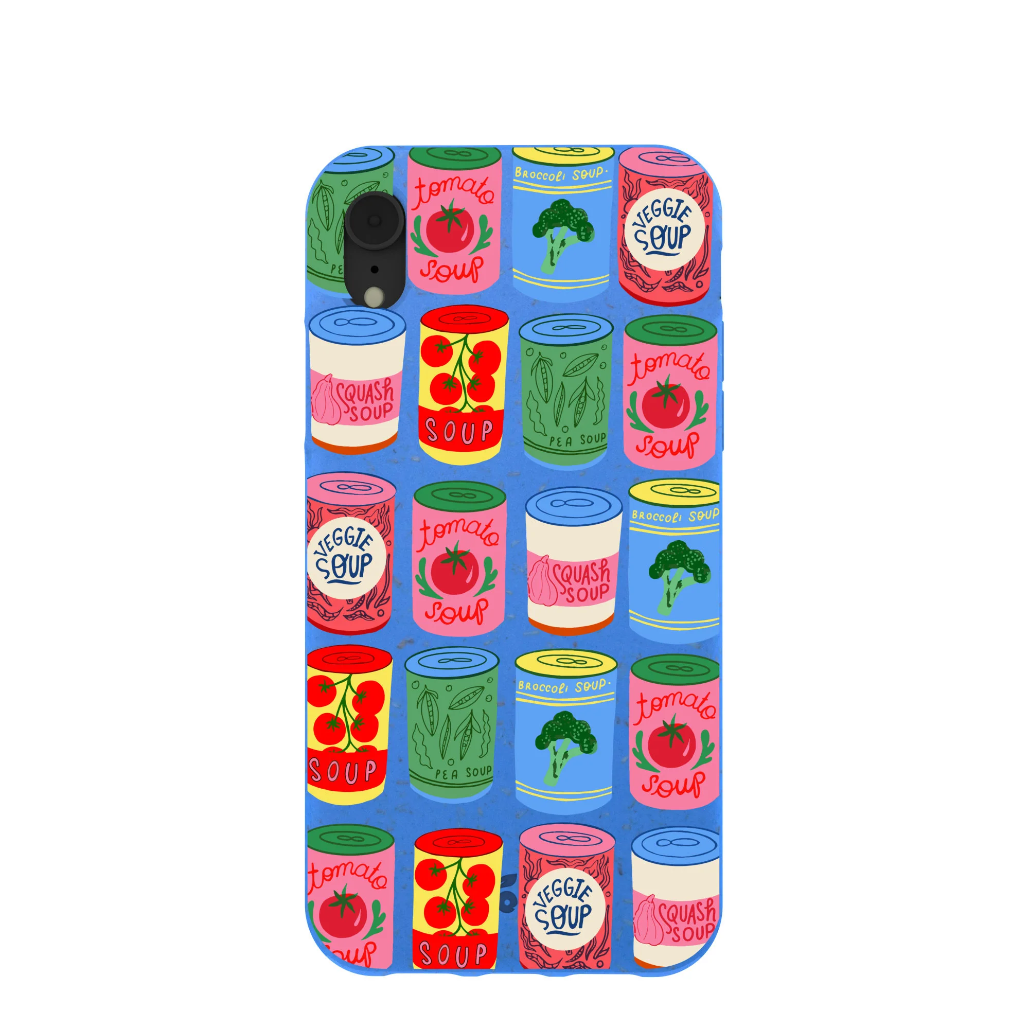 Electric Blue Soup Stories iPhone XR Case