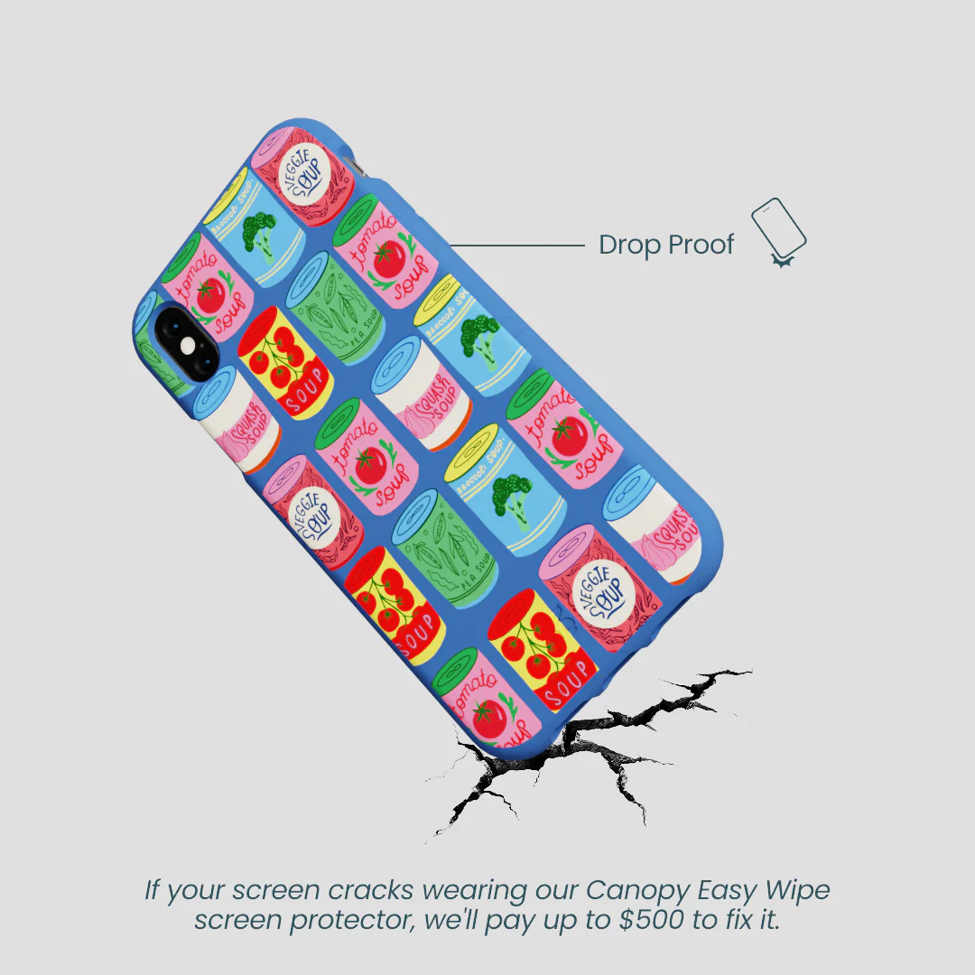 Electric Blue Soup Stories iPhone XR Case - Image 5