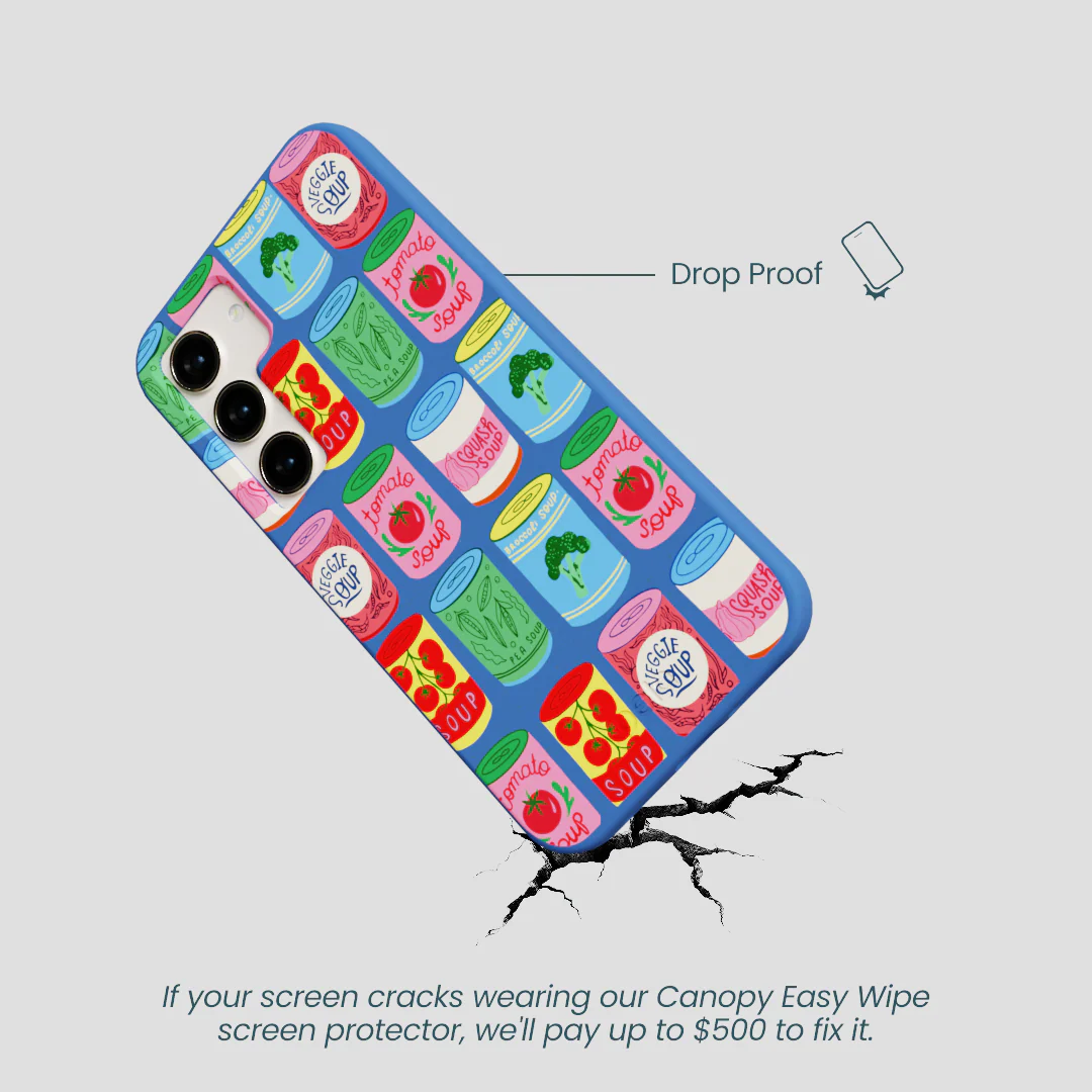 Electric Blue Soup Stories Samsung Galaxy S23 Case - Image 5
