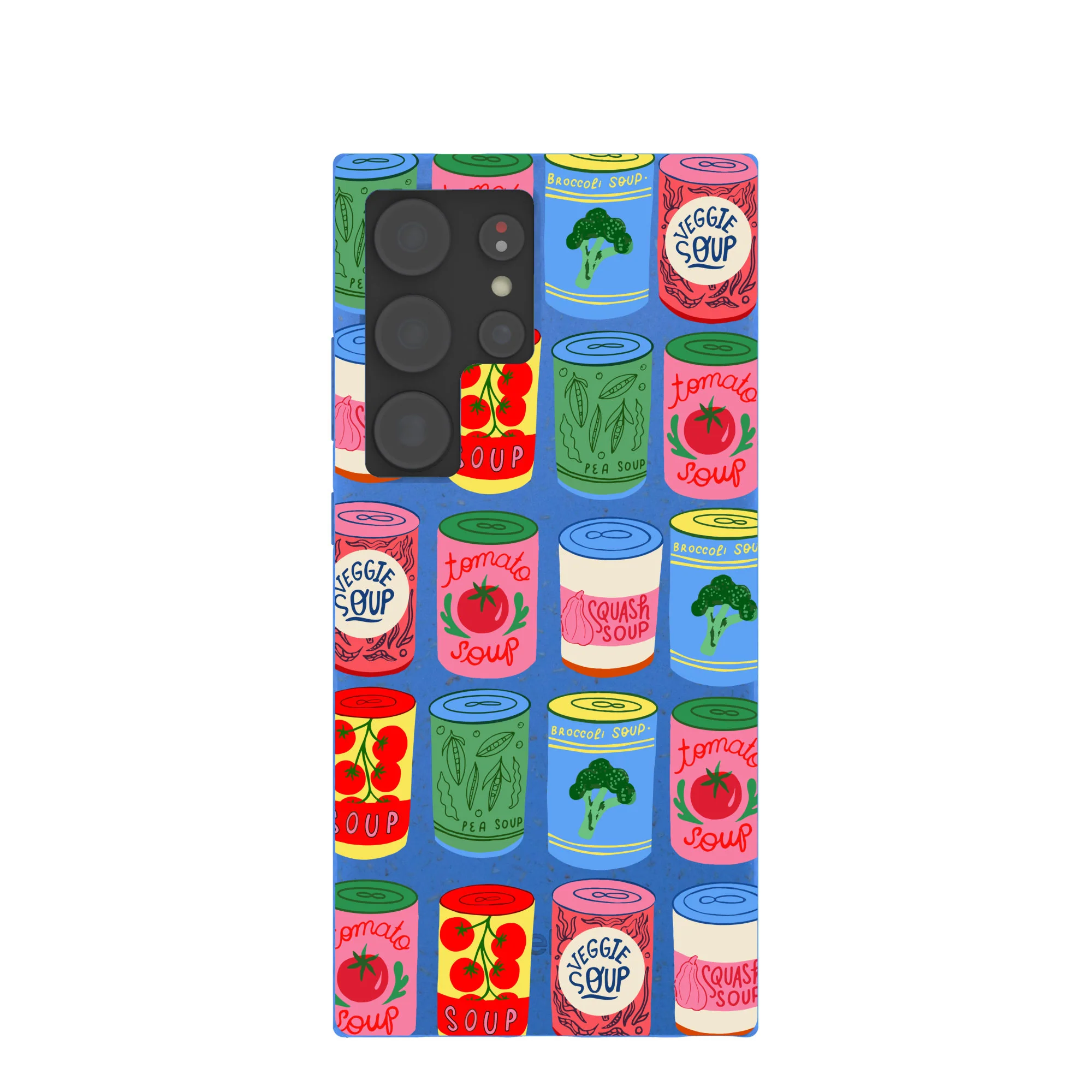Electric Blue Soup Stories Samsung Galaxy S24 Ultra Case