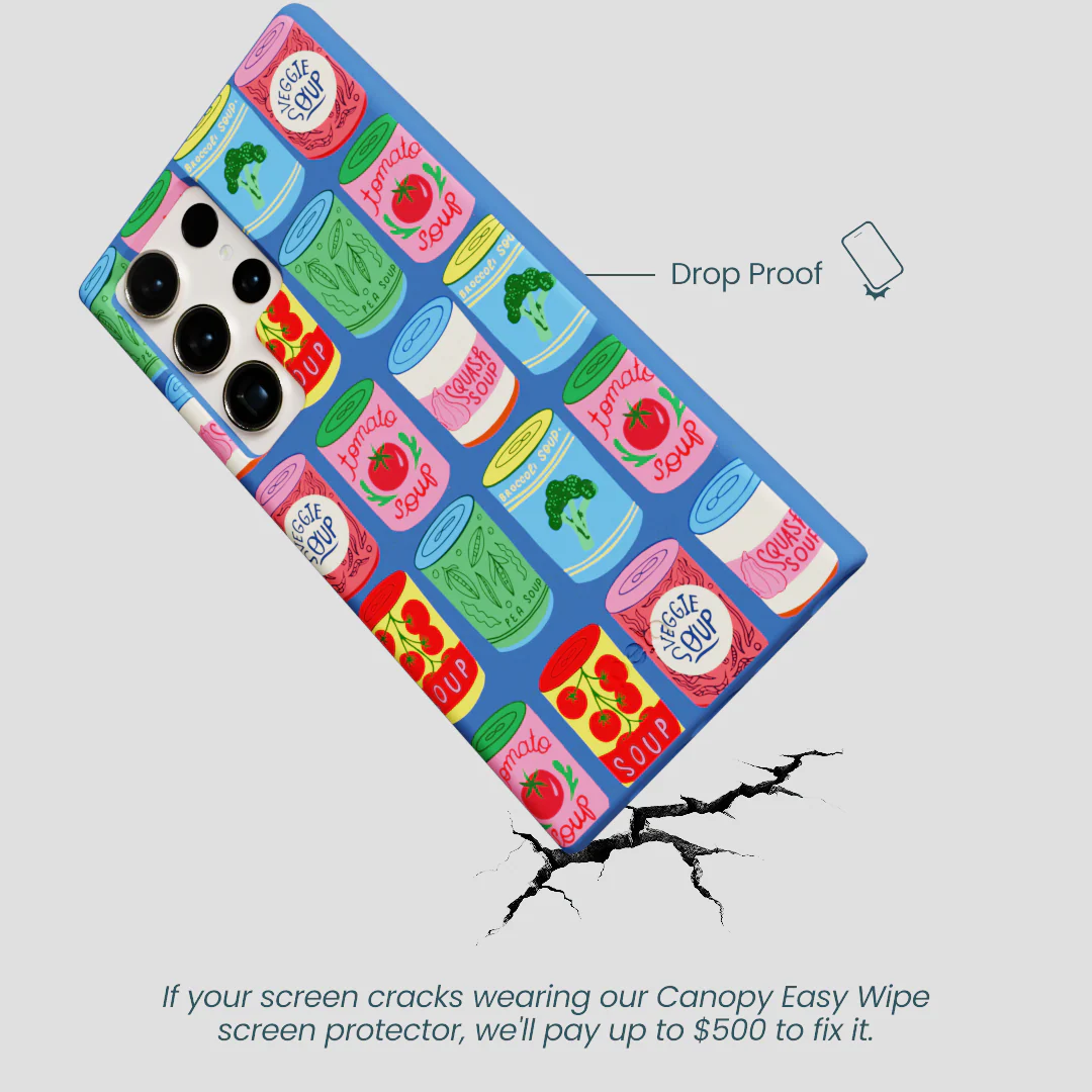 Electric Blue Soup Stories Samsung Galaxy S24 Ultra Case - Image 5