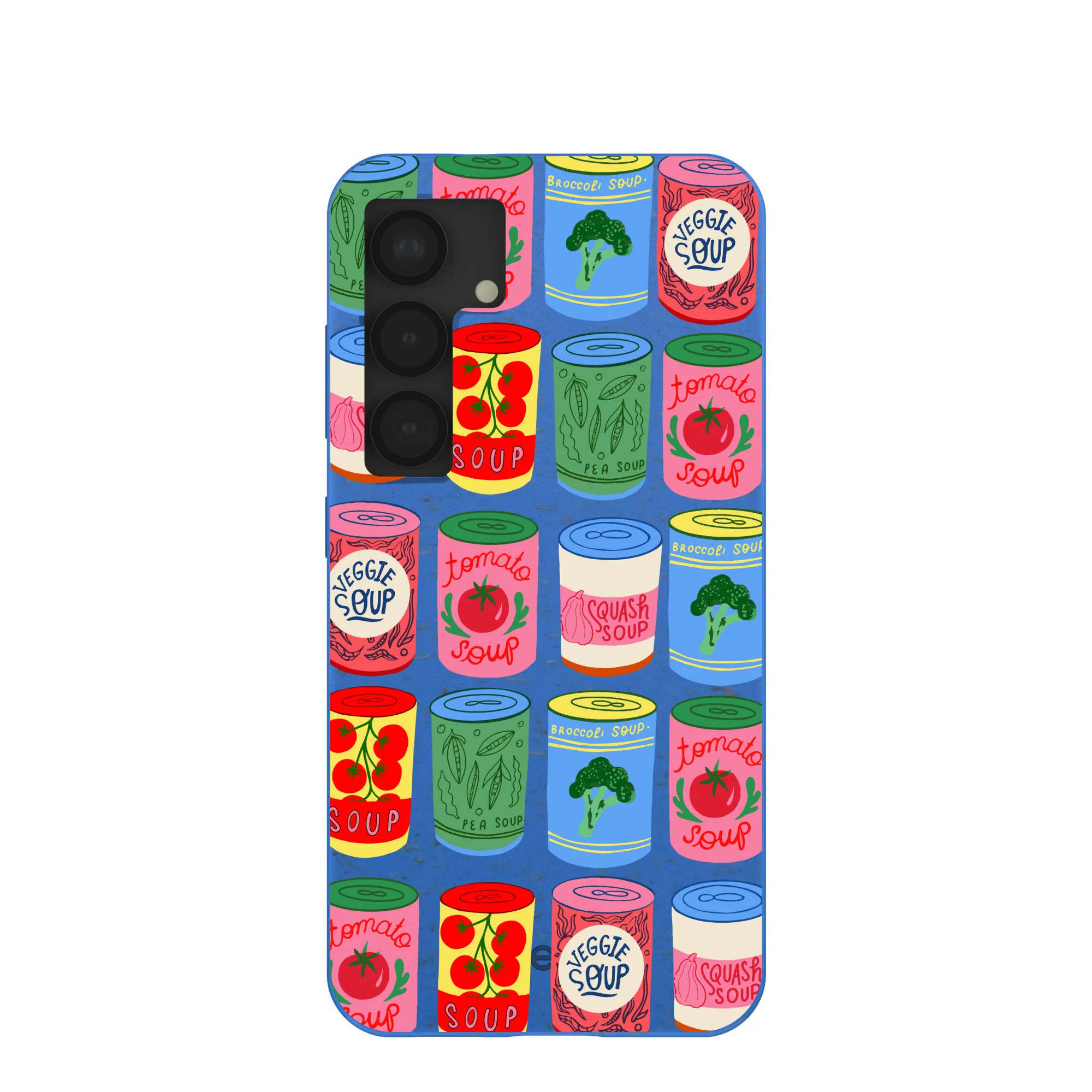 Electric Blue Soup Stories Samsung Galaxy S25 Case