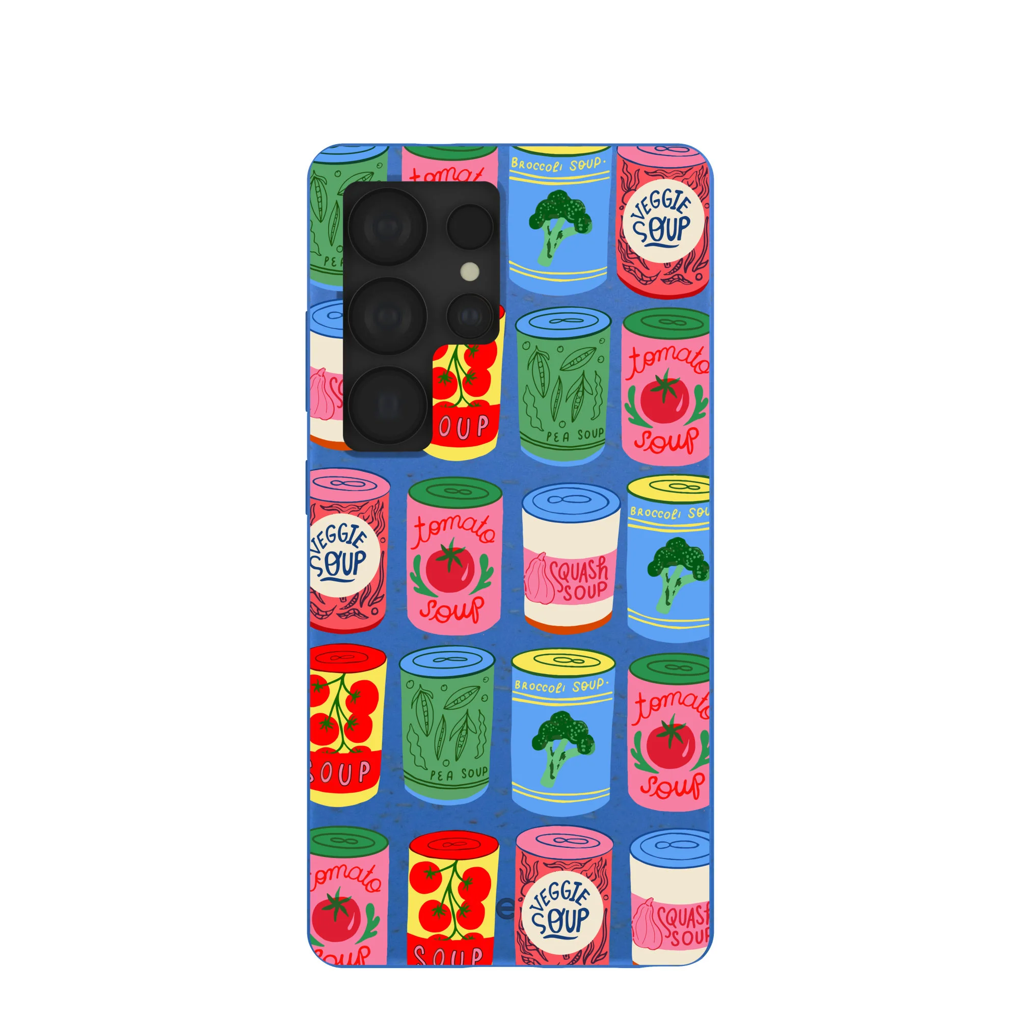 Electric Blue Soup Stories Samsung Galaxy S25 Ultra Case