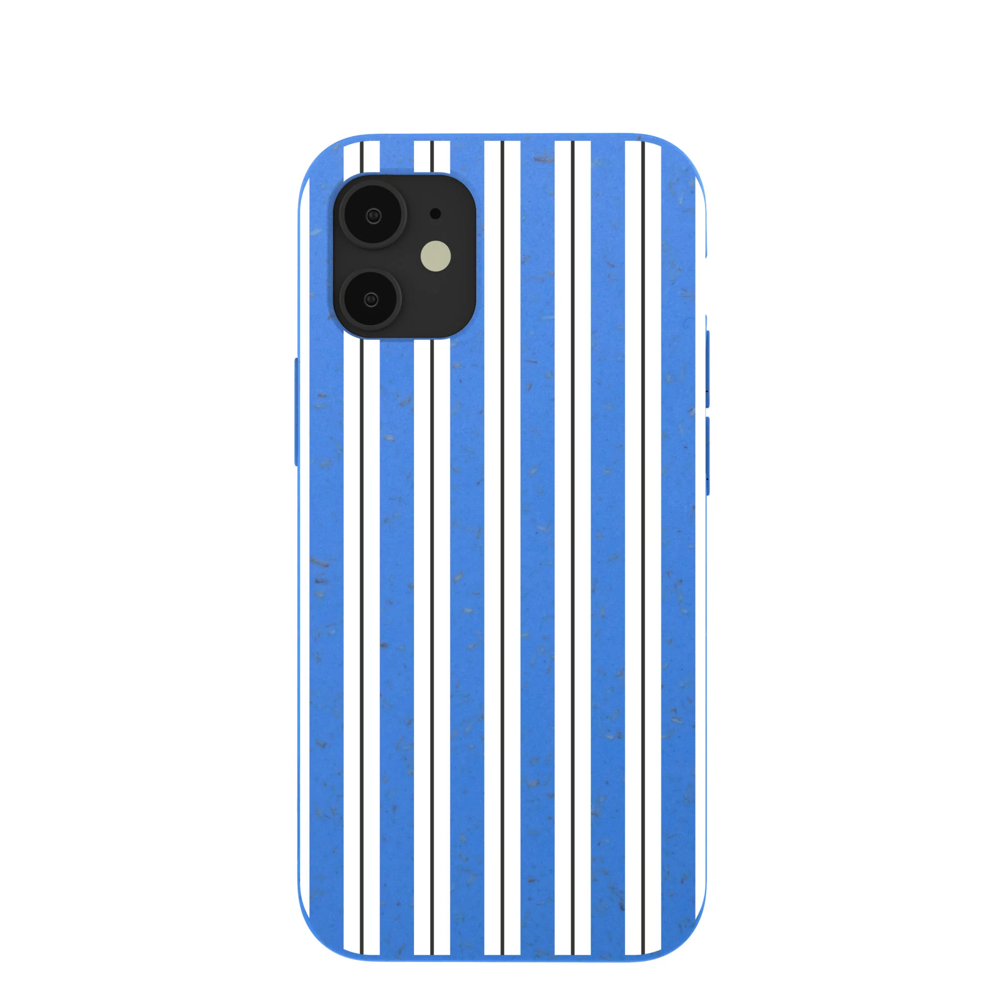 Electric Blue Striped Shirt iPhone 12 Mini Case