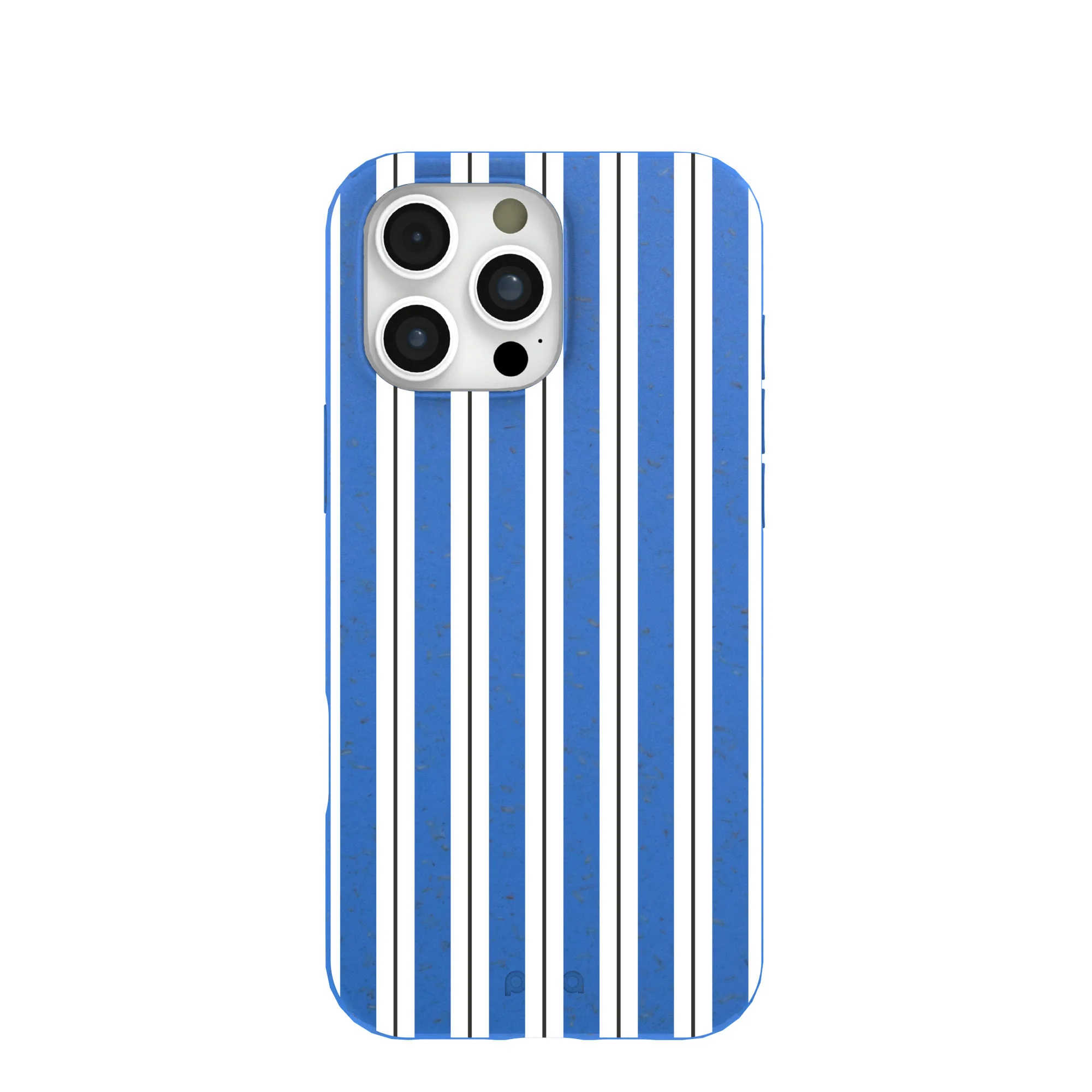 Electric Blue Striped Shirt iPhone 16 Pro Max Case