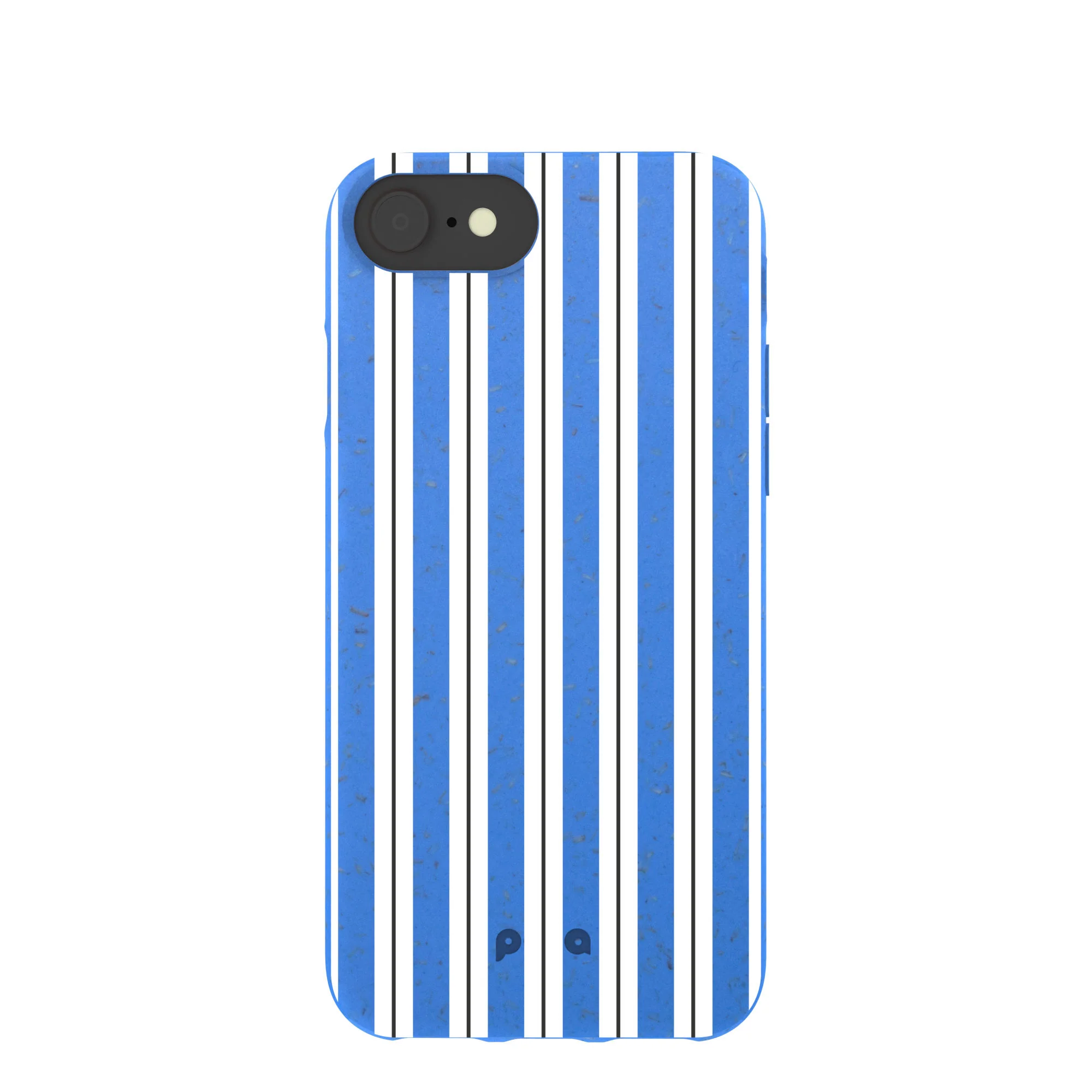 Electric Blue Striped Shirt iPhone 6/6s/7/8/SE Case