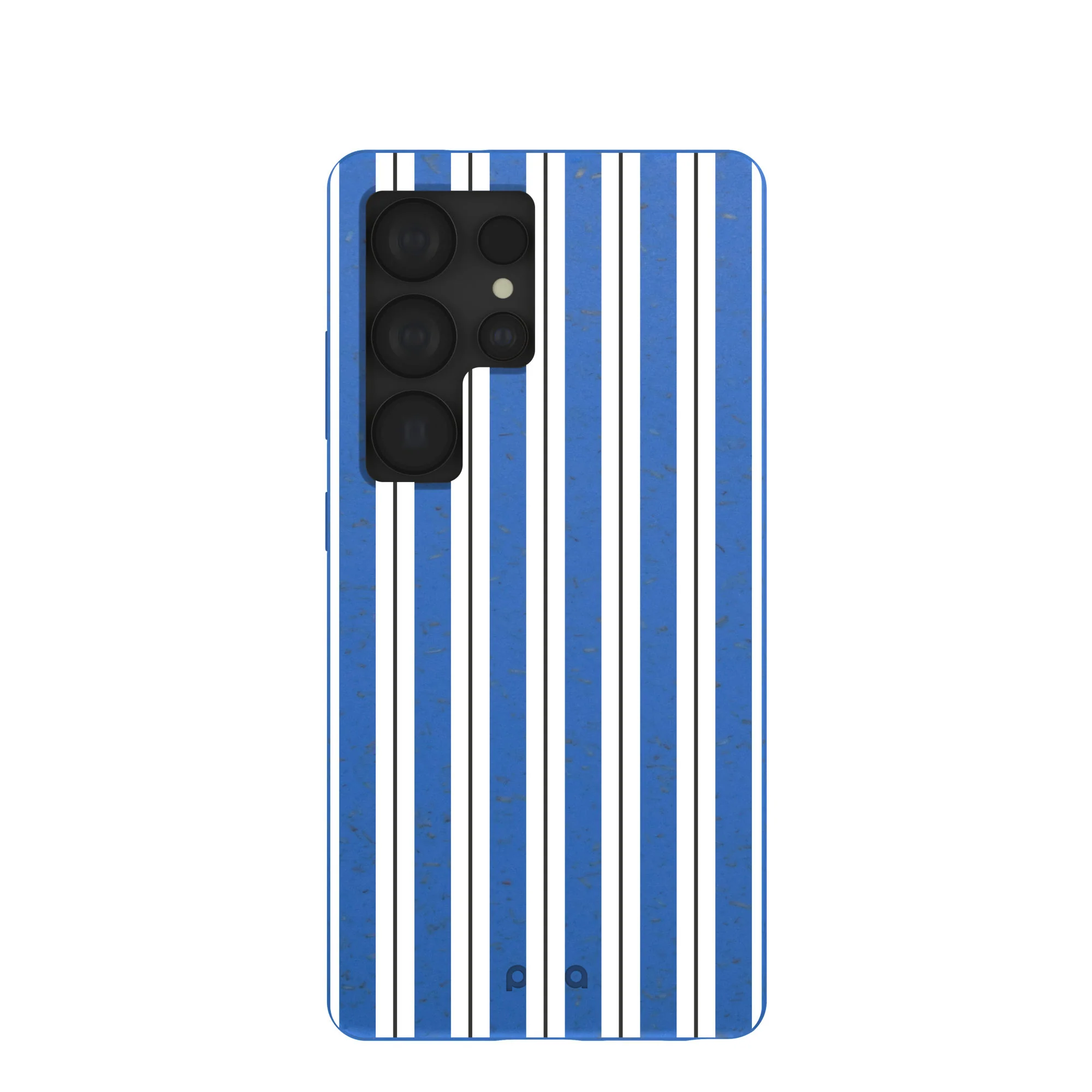 Electric Blue Striped Shirt Samsung Galaxy S25 Ultra Case