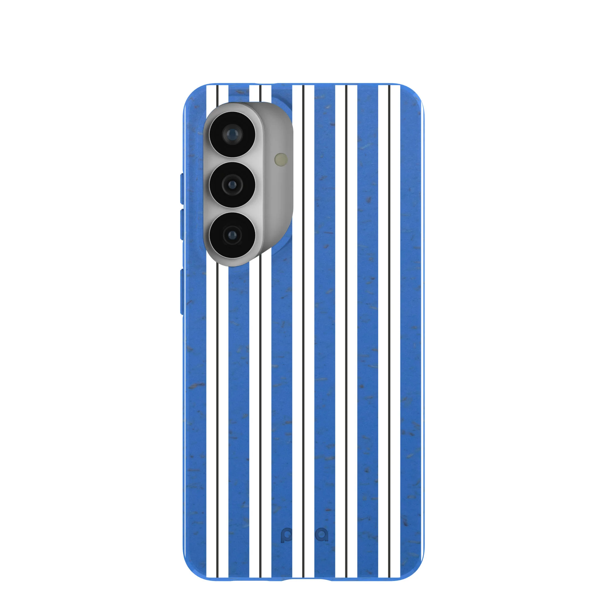 Electric Blue Striped Shirt Samsung Galaxy S26 Case