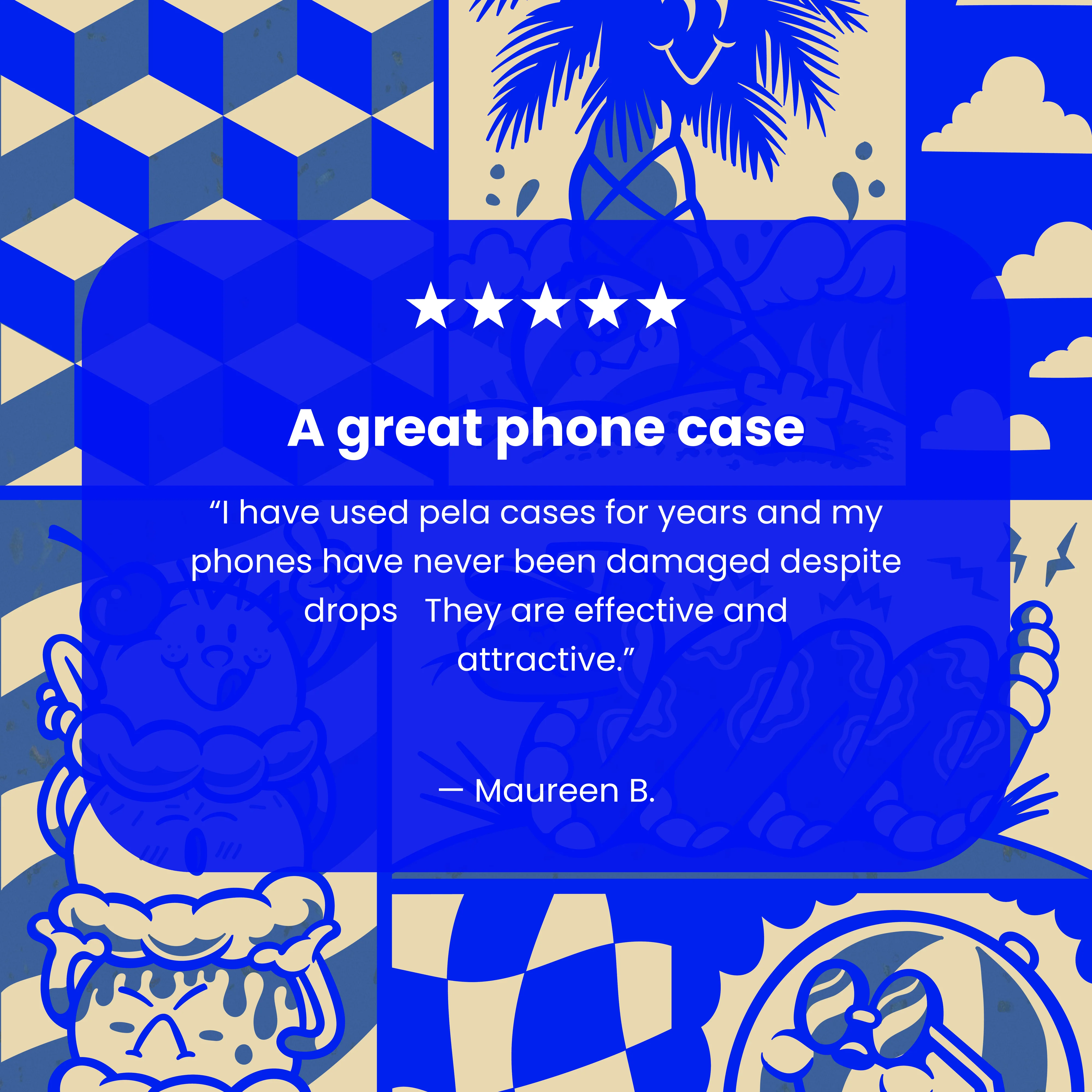 Electric Blue Summer Blues iPhone 16 Pro Max Case - Image 7